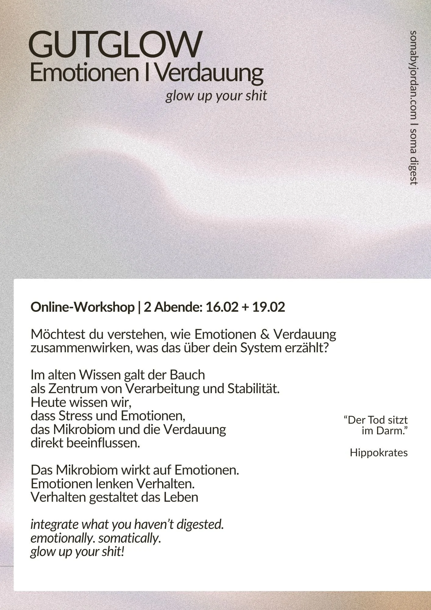 GutGlow - Glow up your shit!