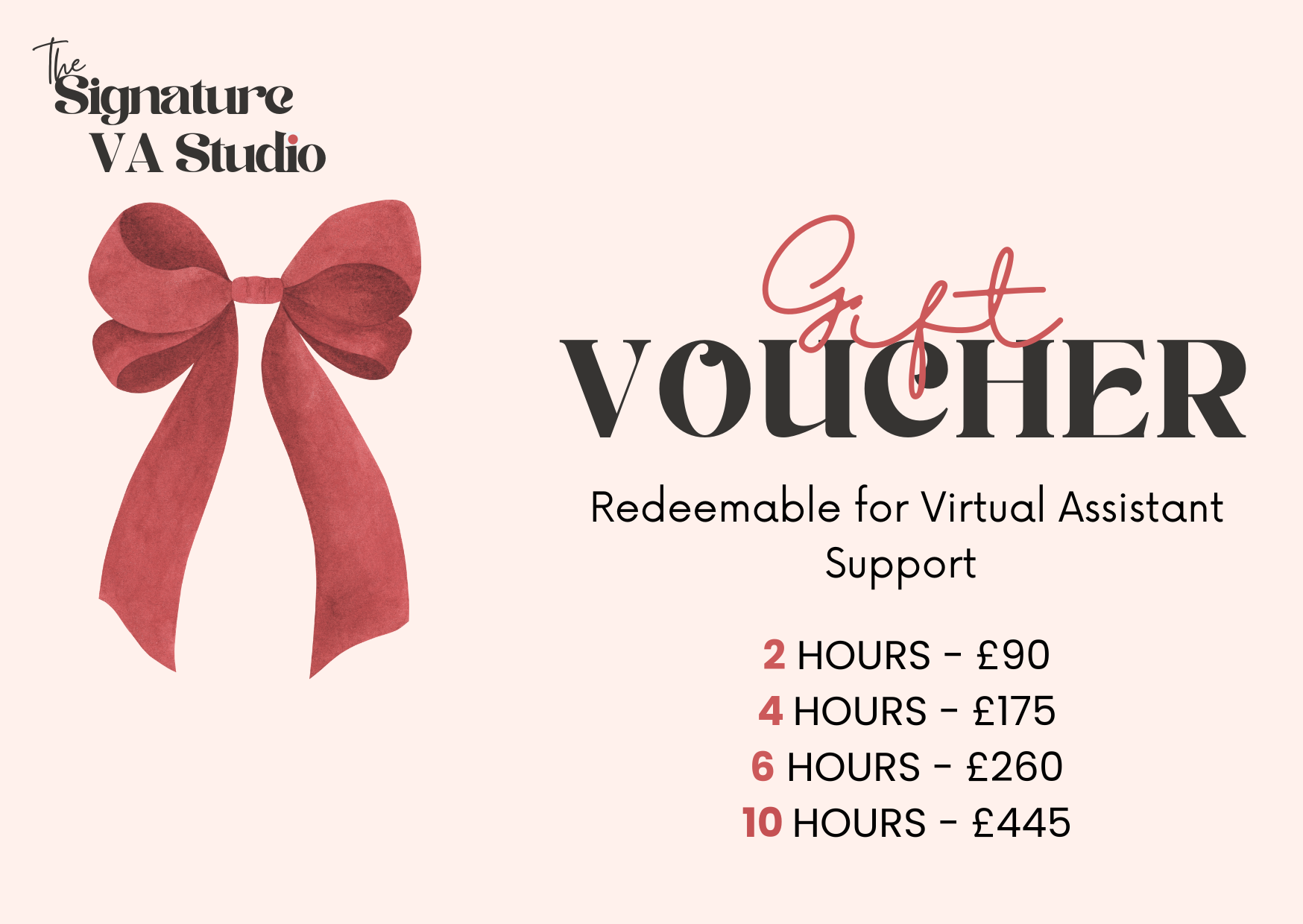 Virtual Assistant Support Voucher