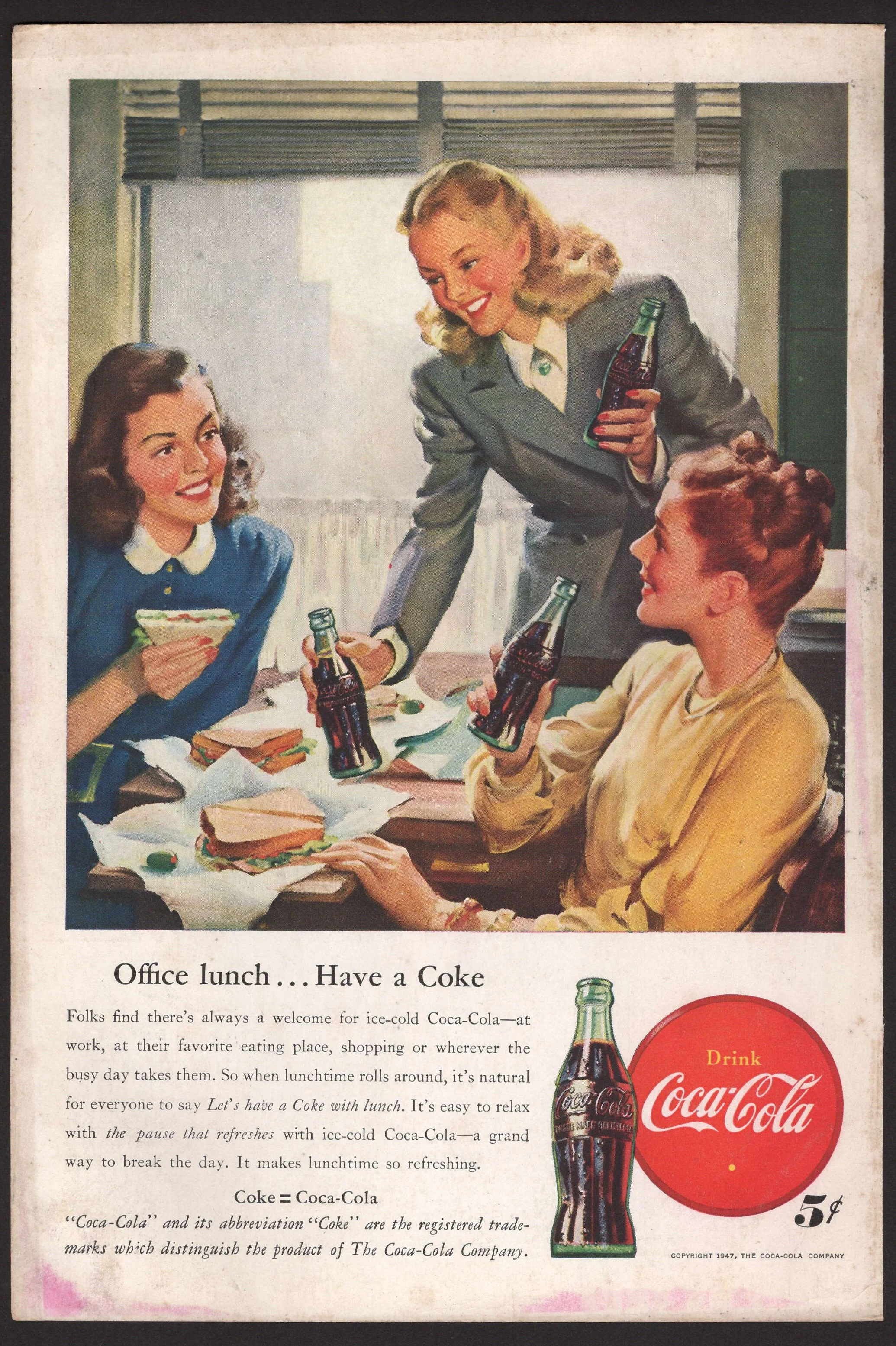 1947 - Coca-Cola Office Lunch - American President Lines Philippines.jpg