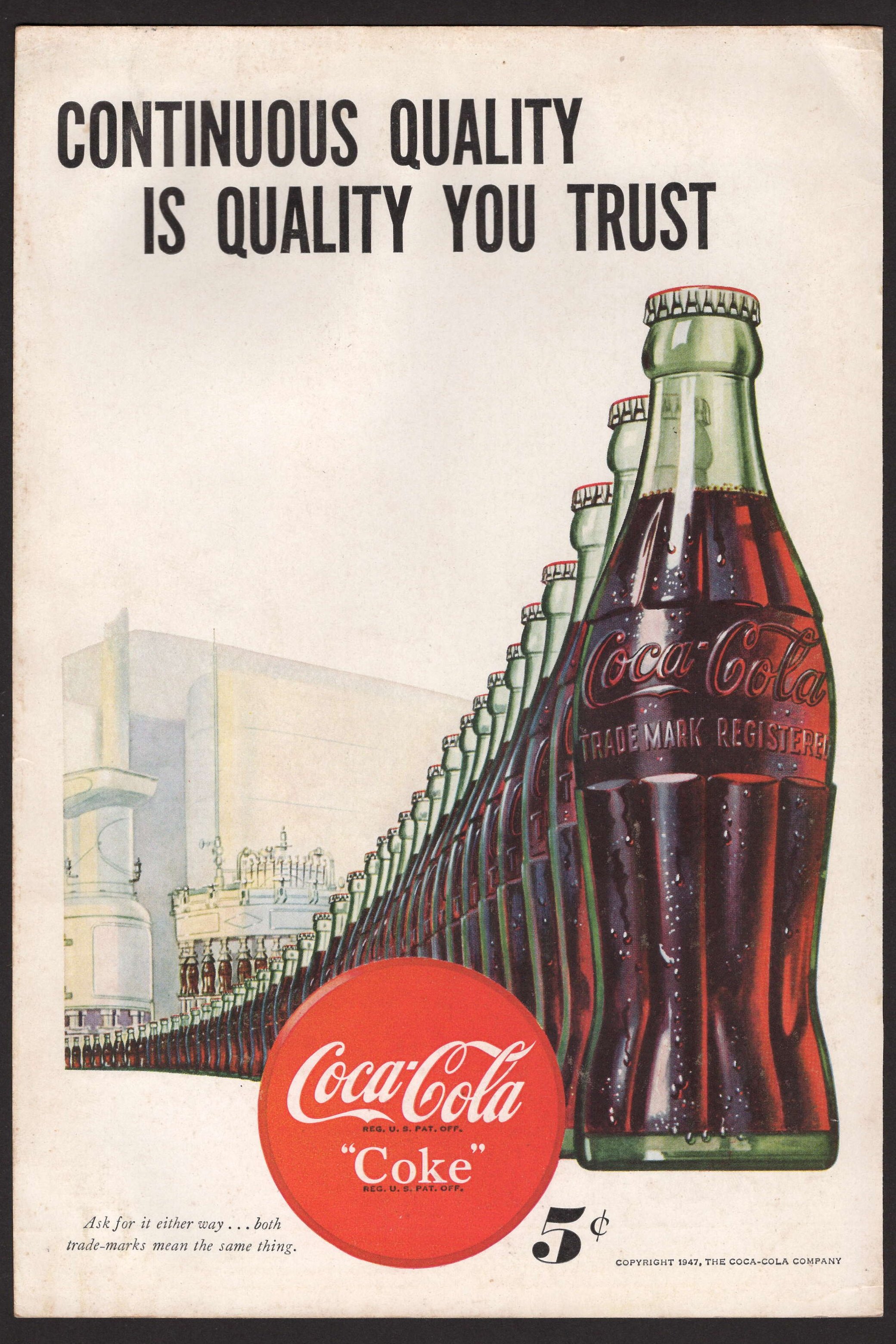 1947 - Coca-Cola Continuous Quality - American President Lines India.jpg
