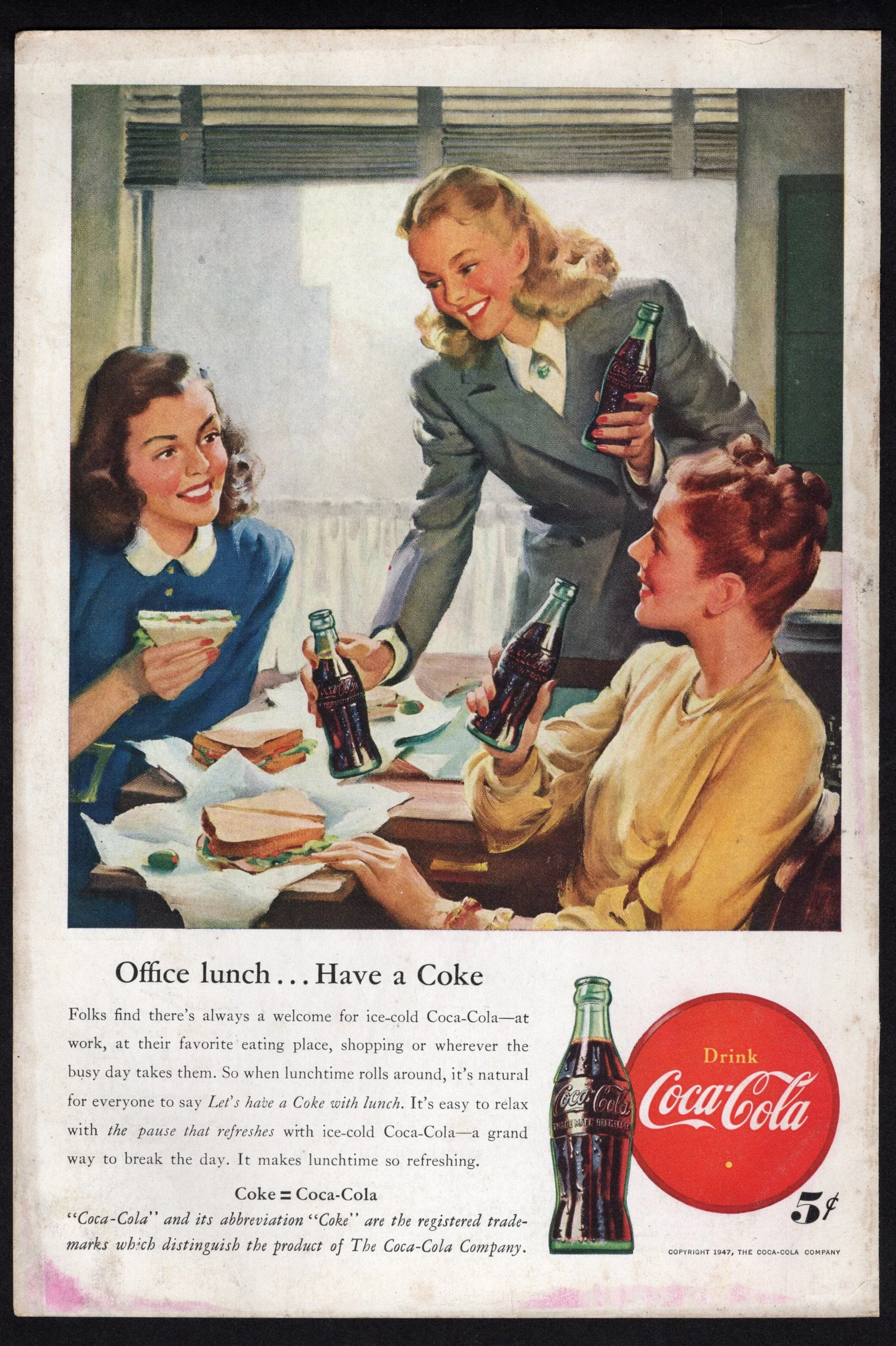 1947 - Coca-Cola Office Lunch - American President Lines Philippines.jpg