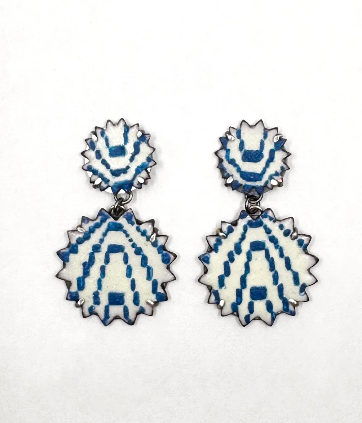 Weave Draft Earrings #1