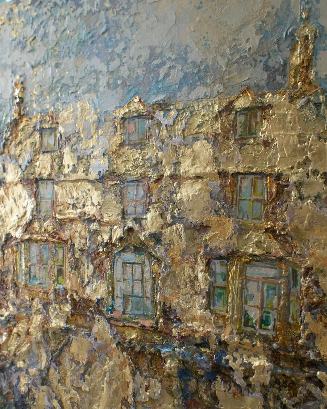 I had the honour of creating this picture as a surprise gift from a groom to his bride-to-be, capturing their beautiful wedding venue. They had connected with some of my more abstract architectural pieces, so we used this as a starting point, working