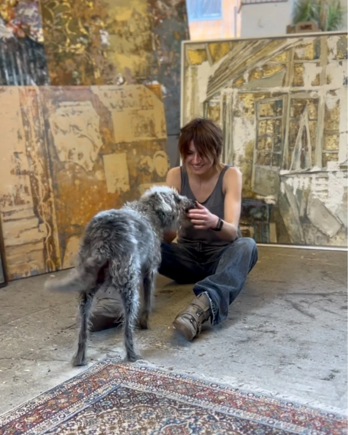 I've realised it's been a while since I properly introduced myself, so hello if you're new here!

I'm Zosia, a mixed media artist based in Yorkshire, and I've been making and showing work for nearly a decade now.

I actually studied Medieval History,