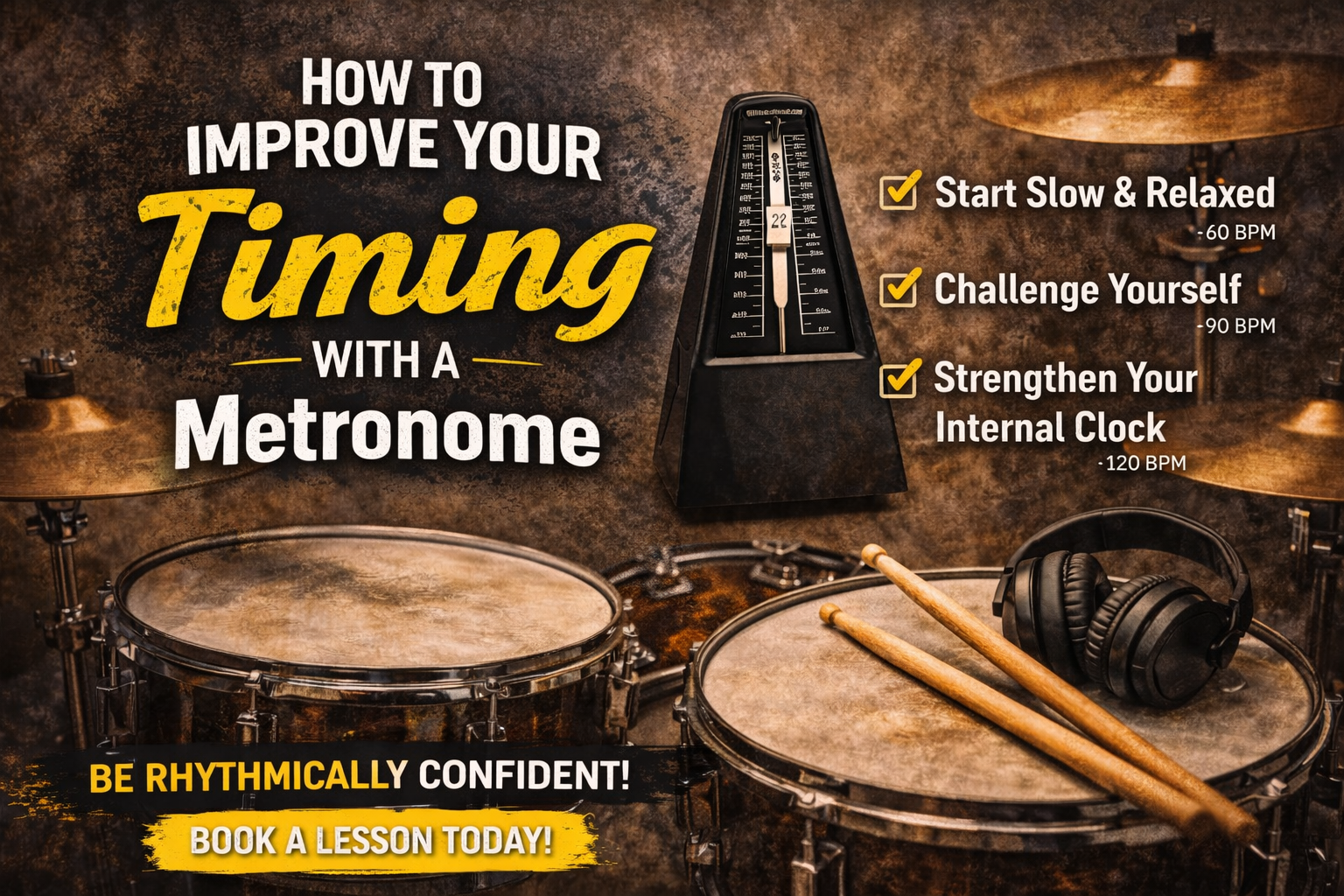 How to Improve Your Timing with a Metronome