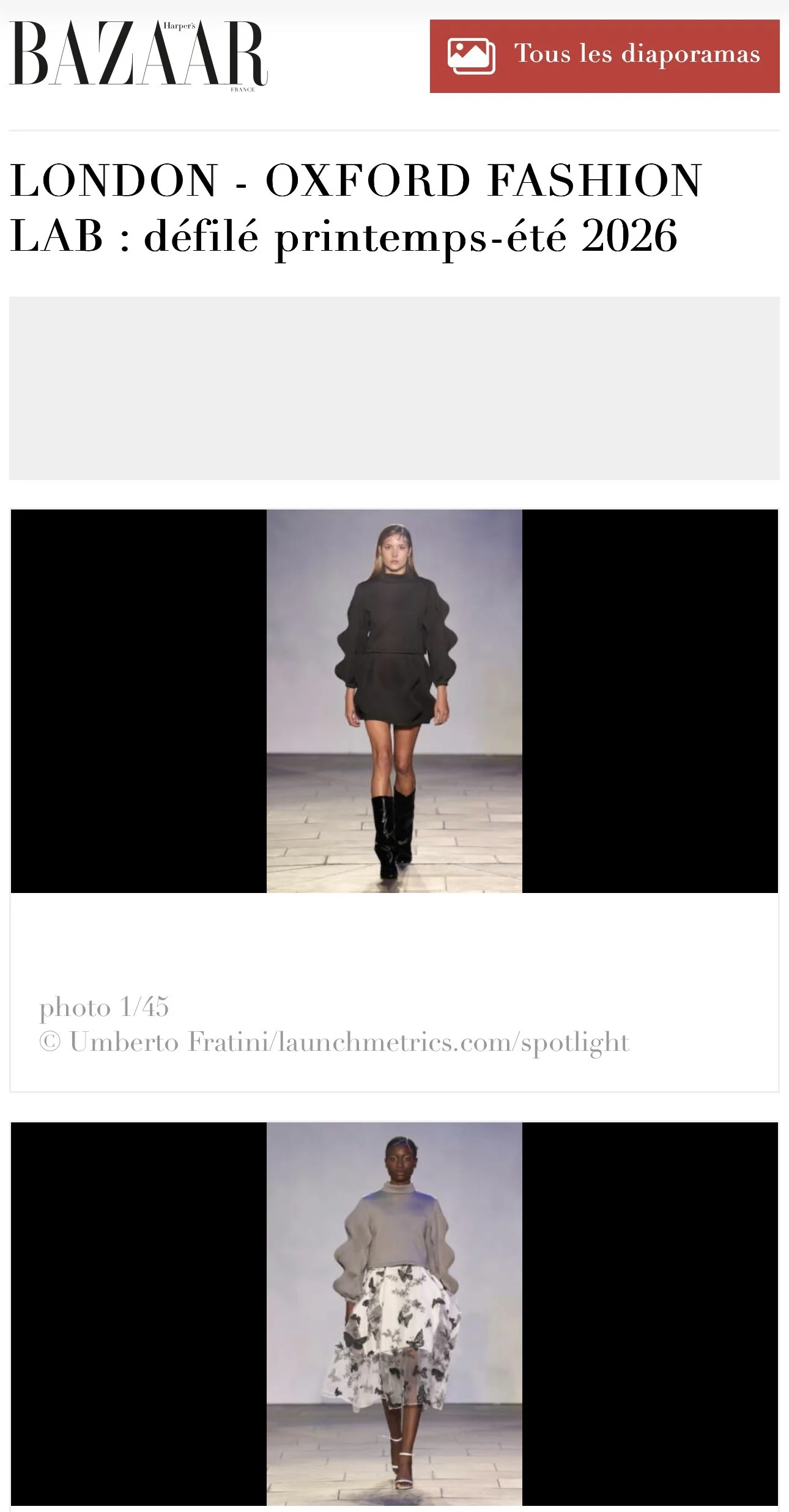 HARPERS BAZAAR FR *click photo for article*