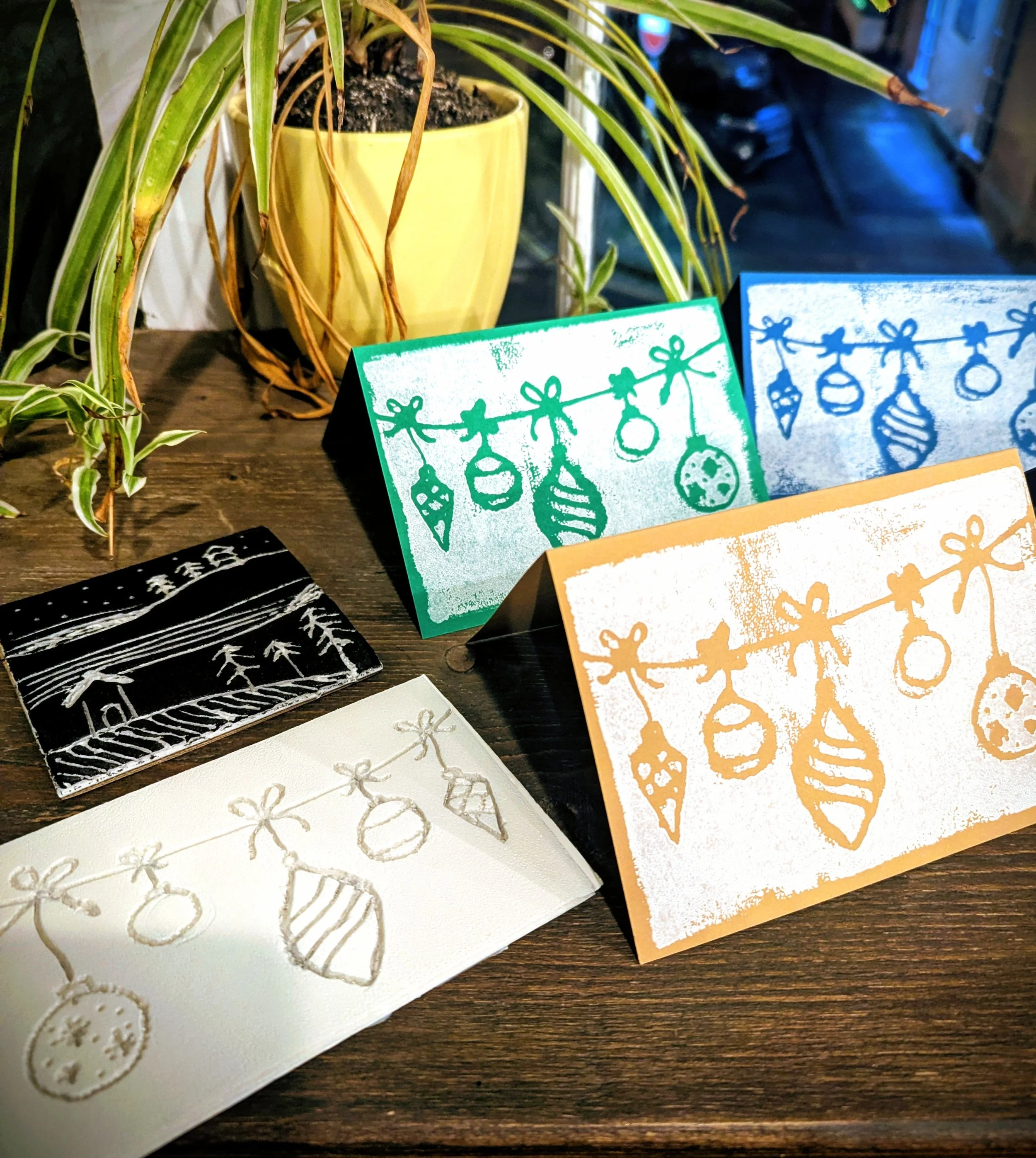 Festive Stationary Printmaking