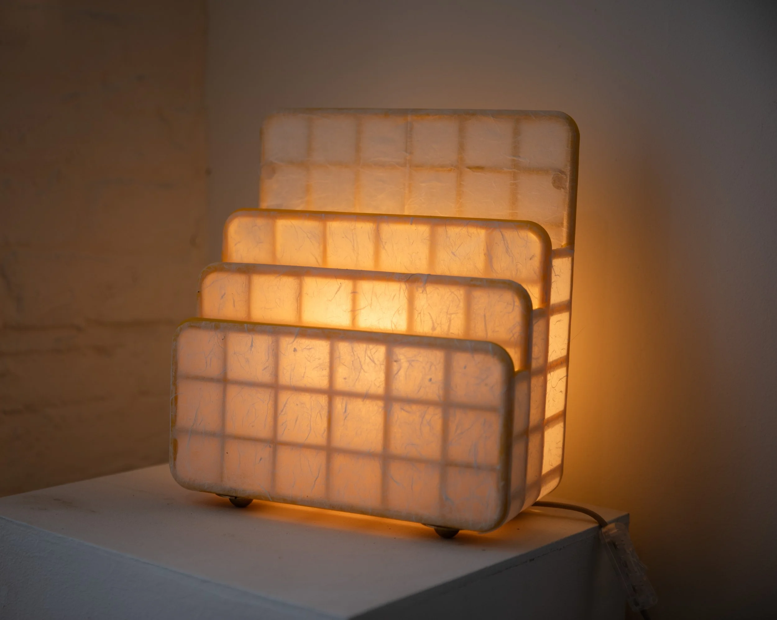 Mail Organizer Table Lamp