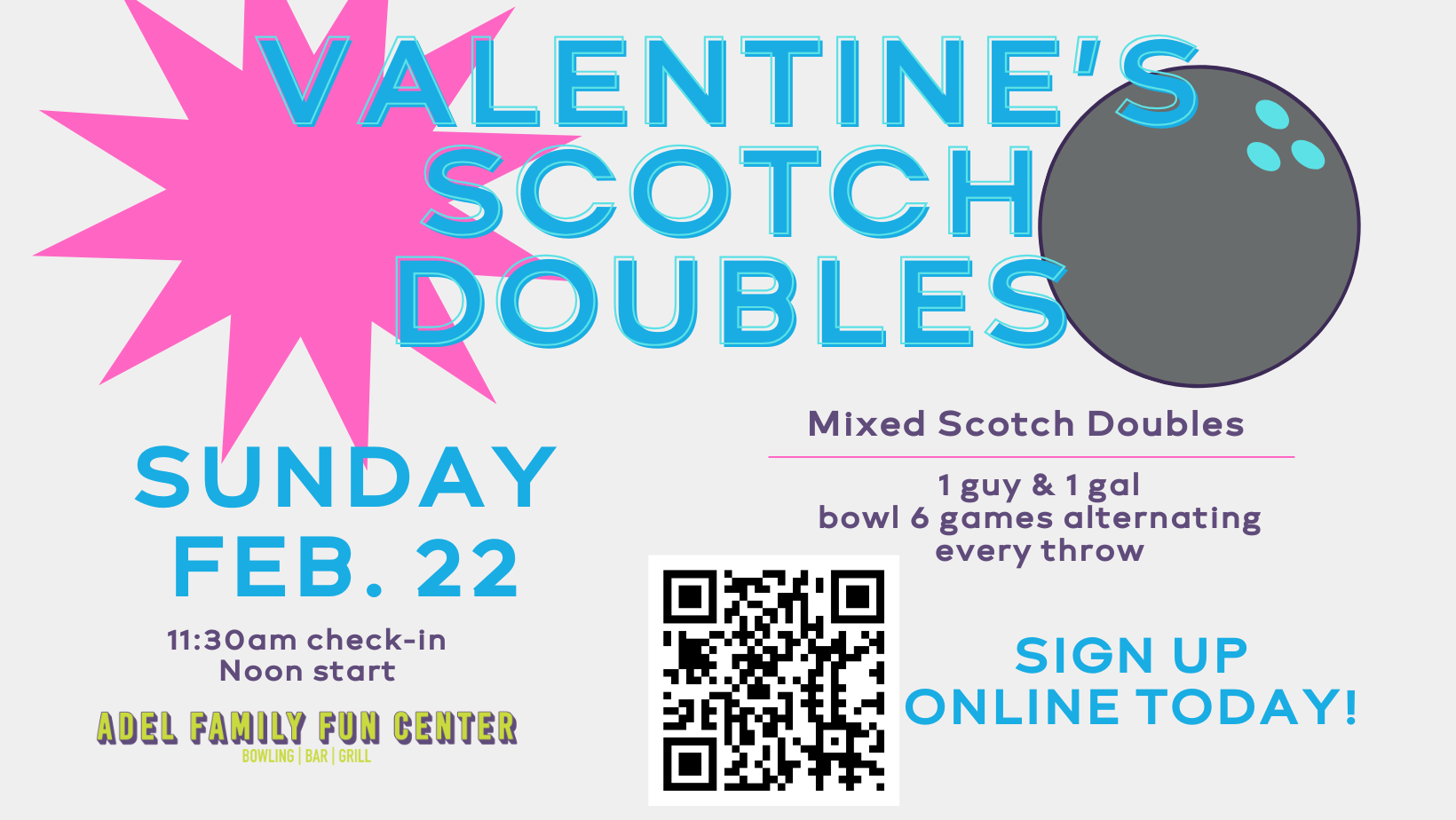 Valentines Mixed Scotch Doubles