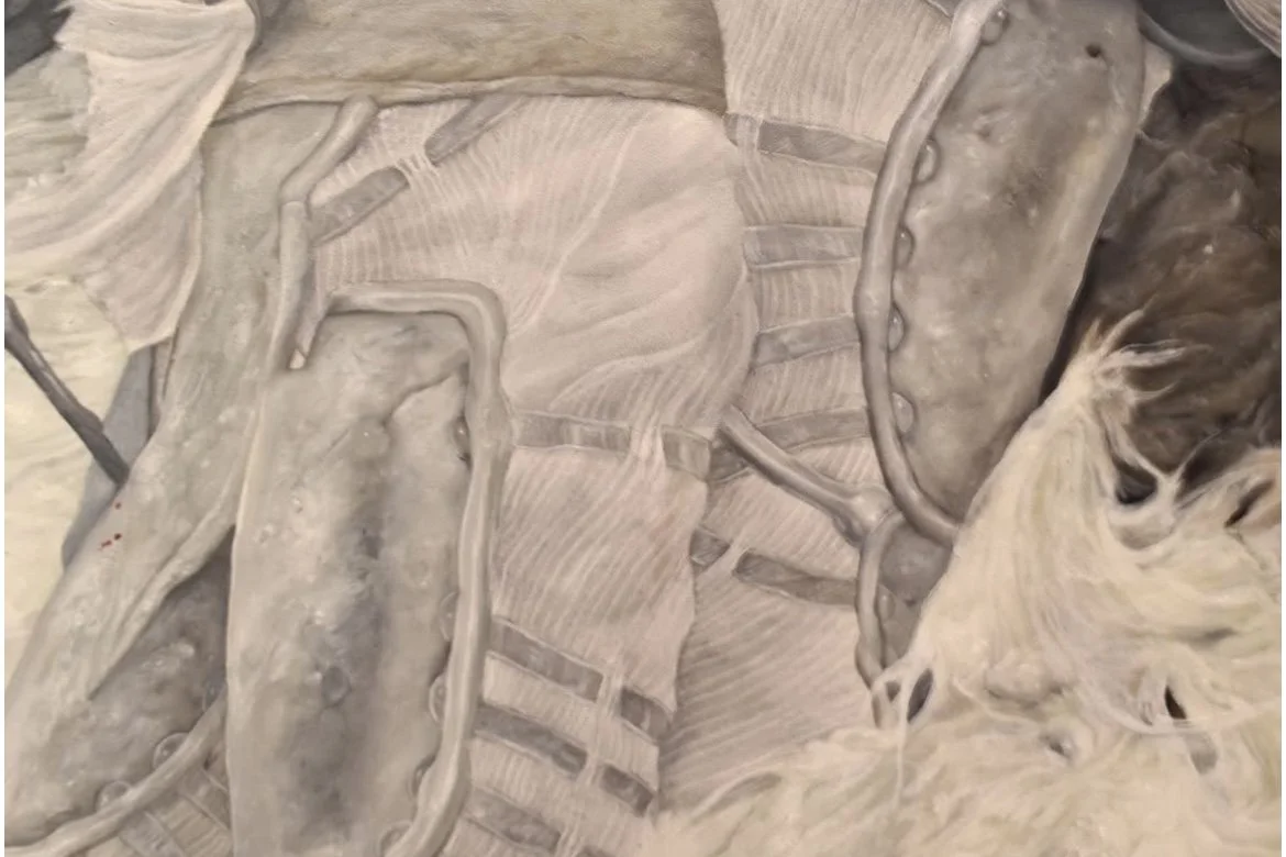 Light Flies From Inside, 72 x 108 in, oil on wood