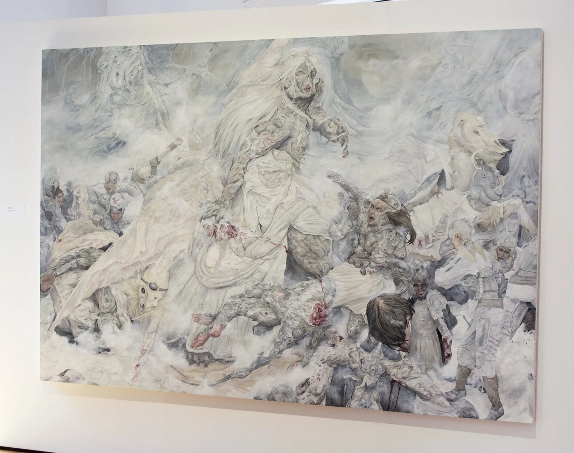 Light Flies From Inside, 72 x 108 in, oil on wood