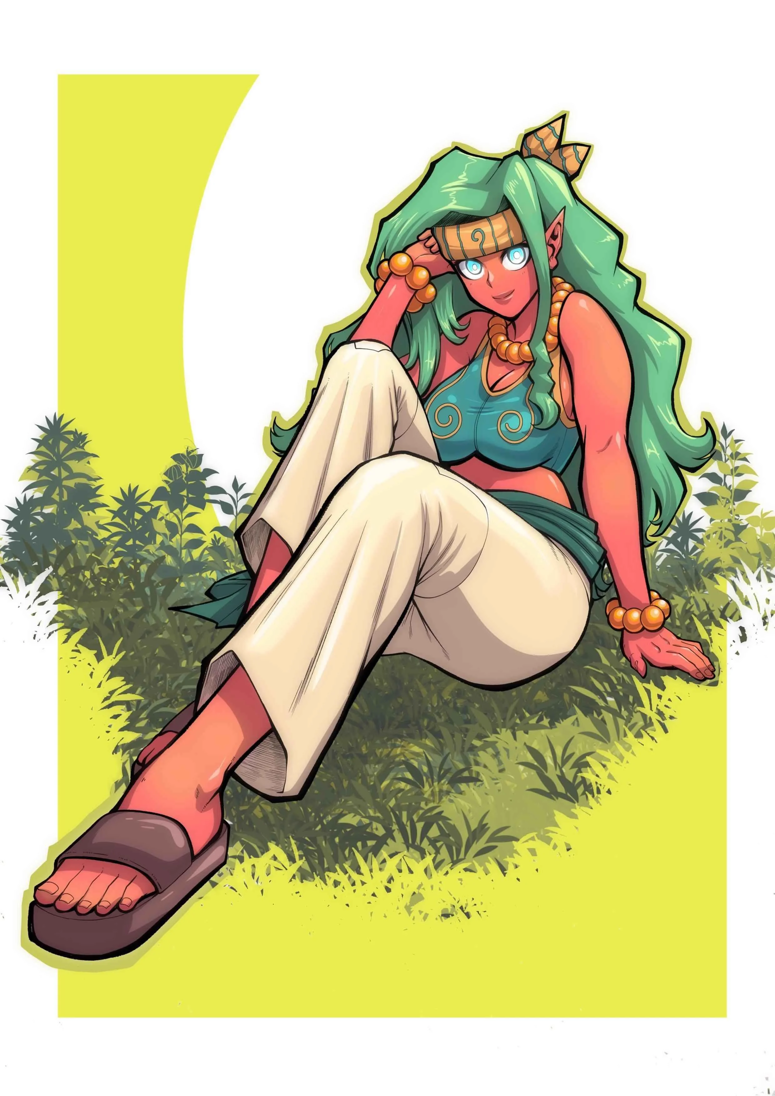 Character art of Tula from Glock and Blick