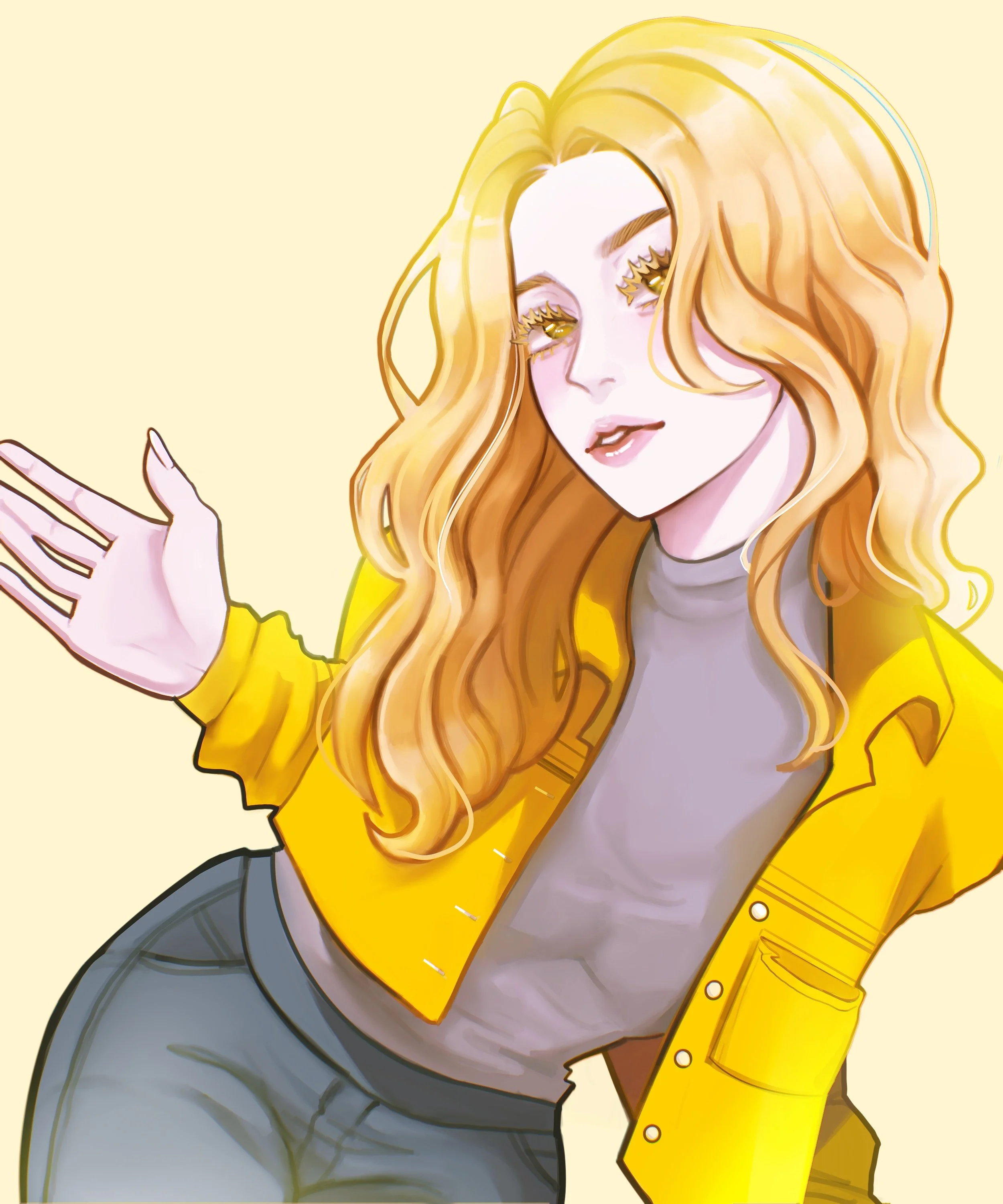 Character art of Ella from Villain Mutants