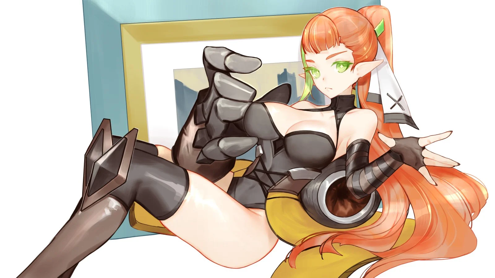 Character art of Susan from Mahou Arms
