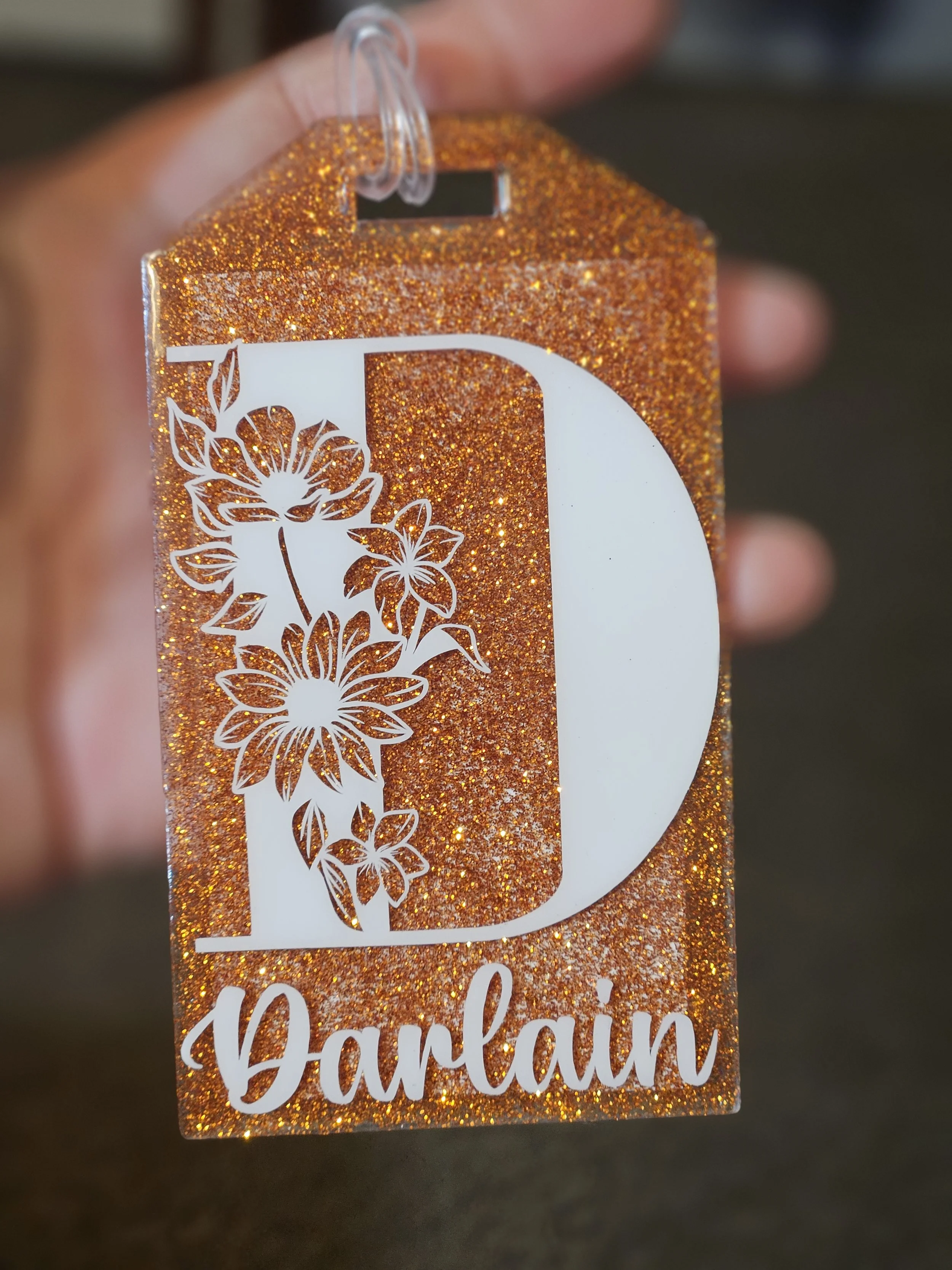 Personalized Acrylic Luggage Tag