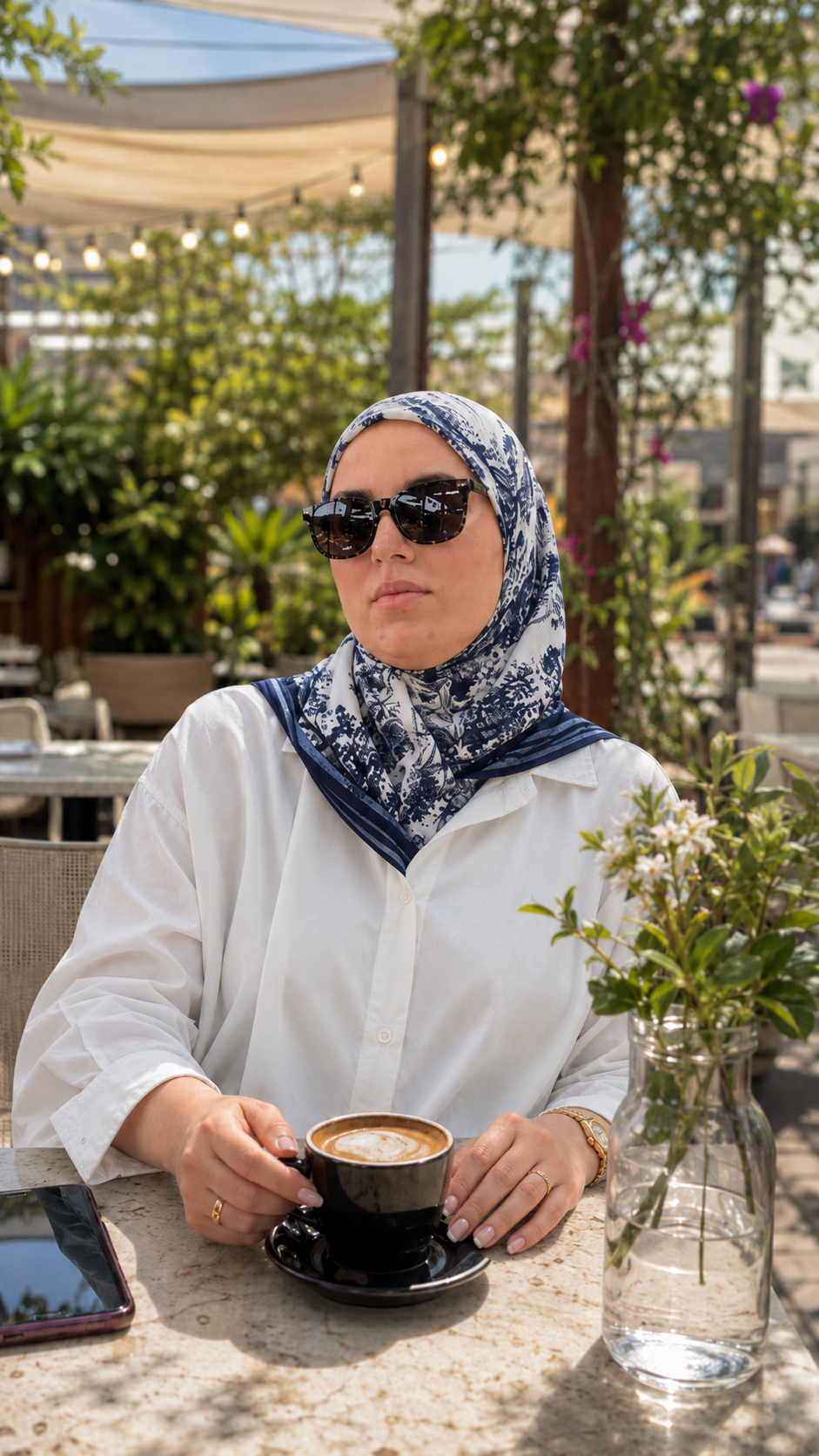 Hajar, founder and designer of Squarely Creative