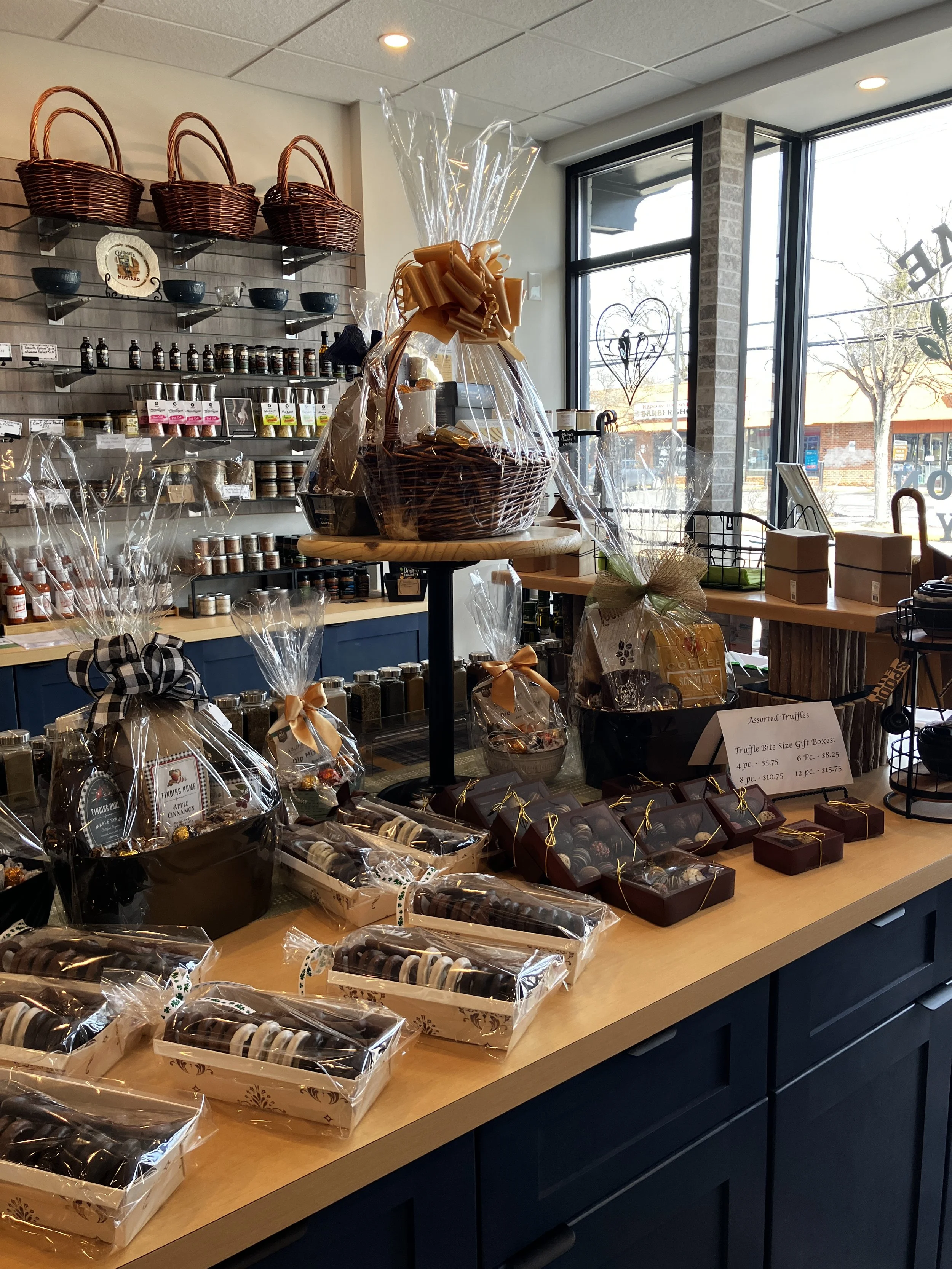 Chocolate covered pretzels and other sweets