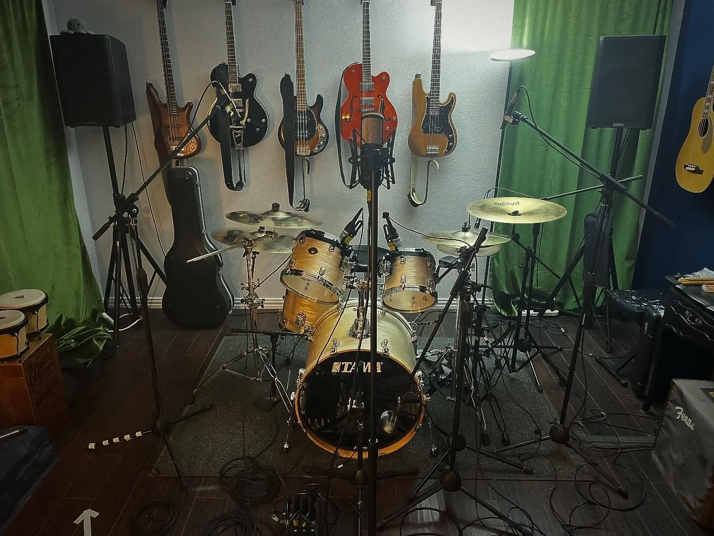 Our drummer Martin was the 1st up to record his parts for our new album &ldquo;Pinky Movements&rdquo;. The quality of sound, and technicality of his drumming are making us start to think this is going to be our best album yet.