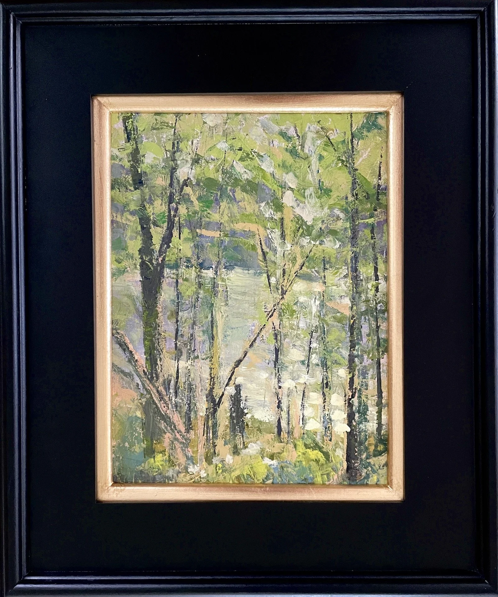 Lake Through the Trees