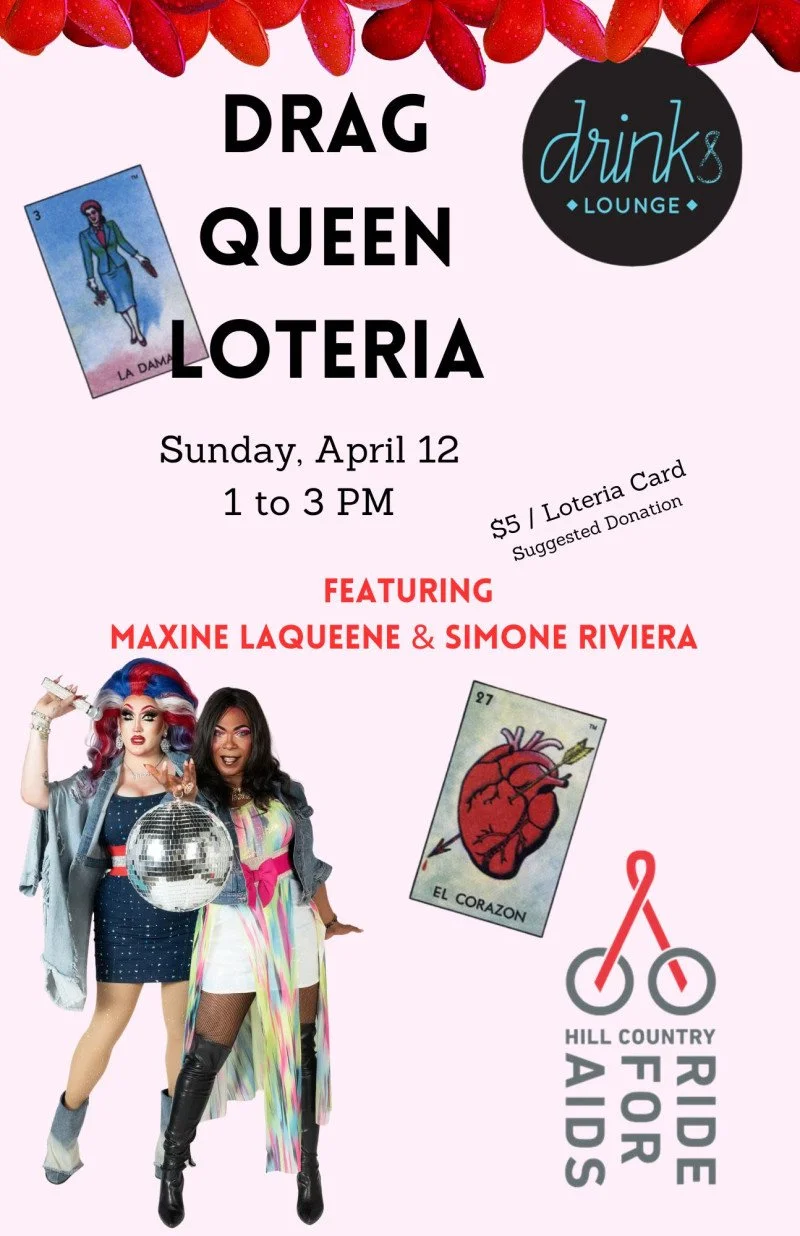 Drag Queen Loteria Benefiting Hill Country Ride for AIDS