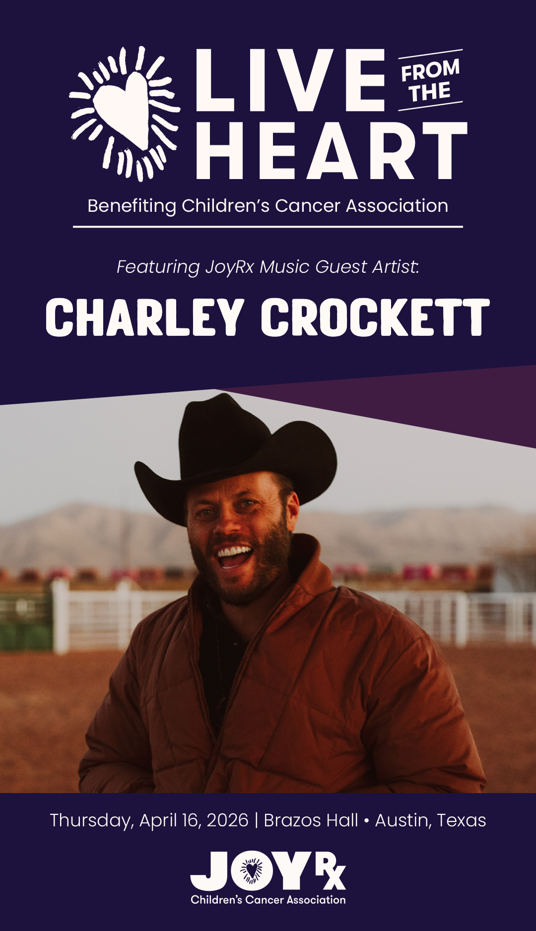 Live from the Heart Benefiting Children’s Cancer Association