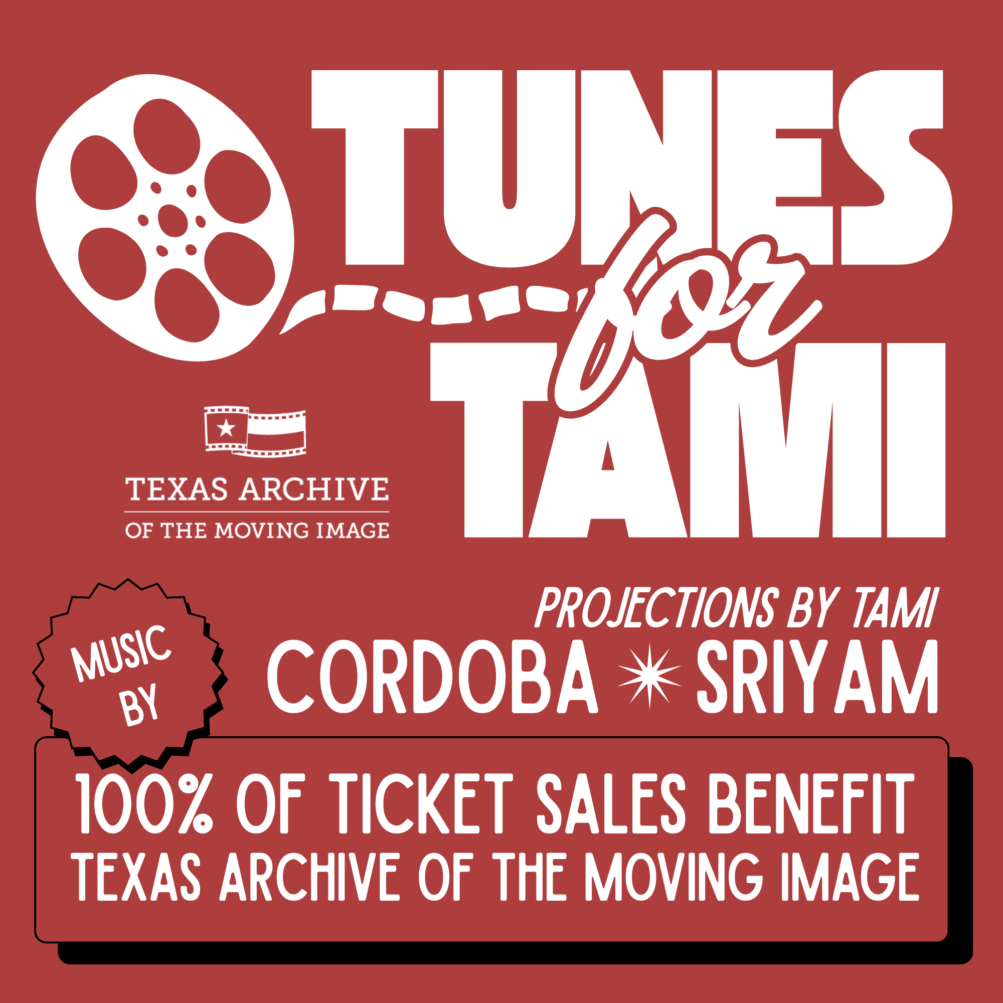 Tunes for TAMI: Benefit Concert for Texas Archive of the Moving Image