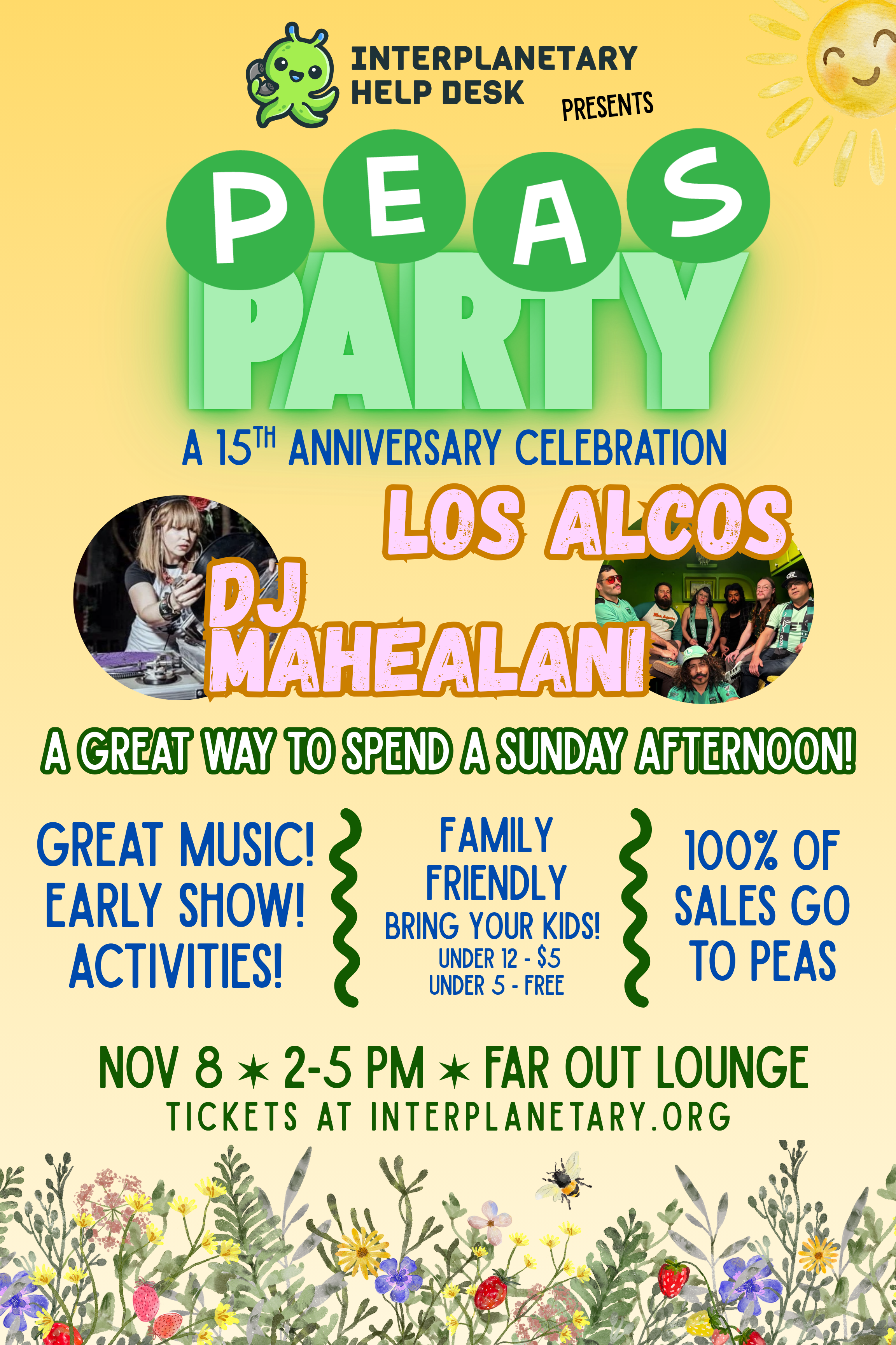 Peas 15th Anniversary Party
