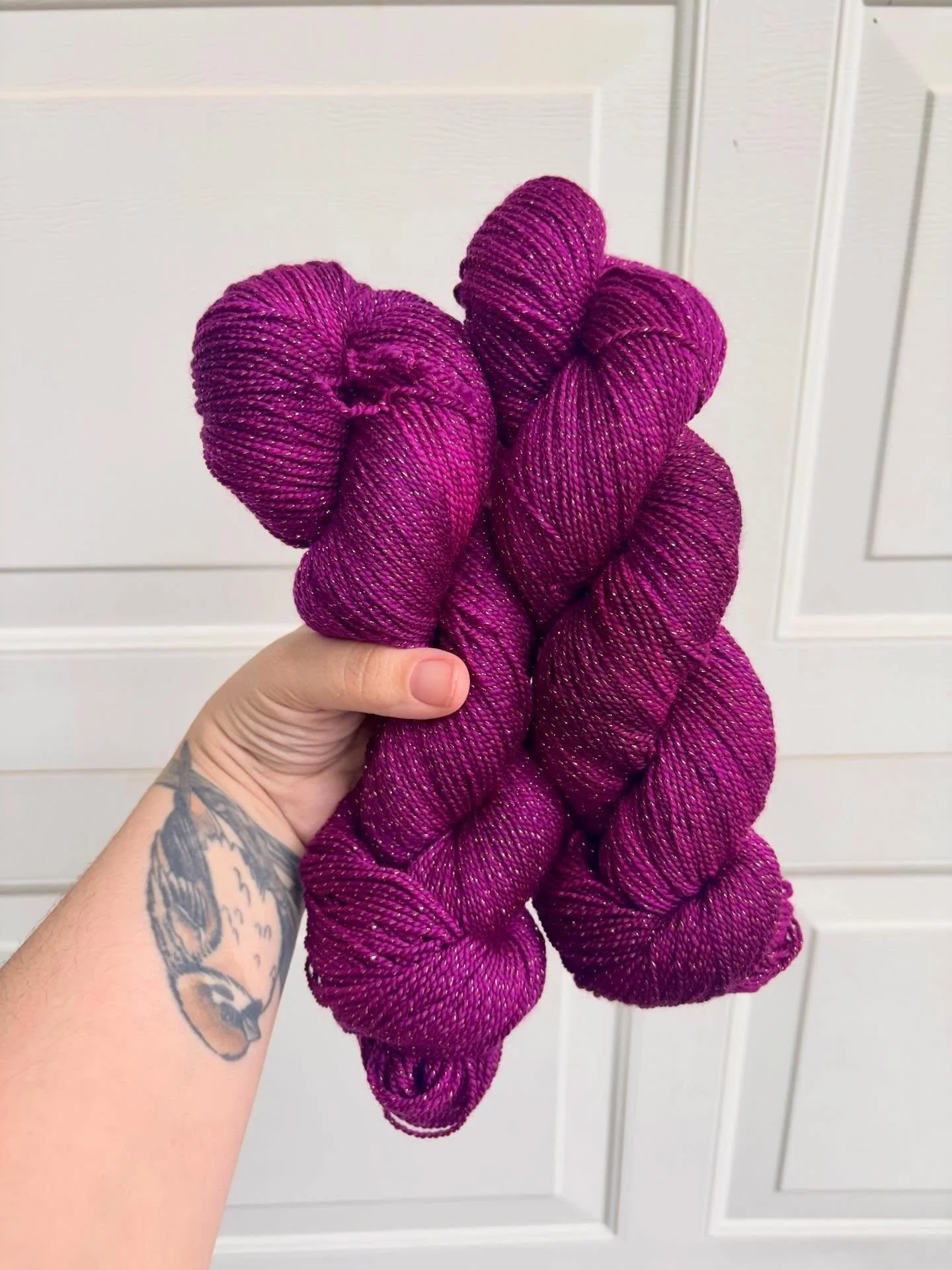 Hey friends!

Just a quick little update. Stellina Sock is becoming Sparkle Sock. 

Since we moved into our house last year, I&rsquo;ve had trouble getting consistent colors on our old Stellina base. I loved it so much, but it was getting to be extre