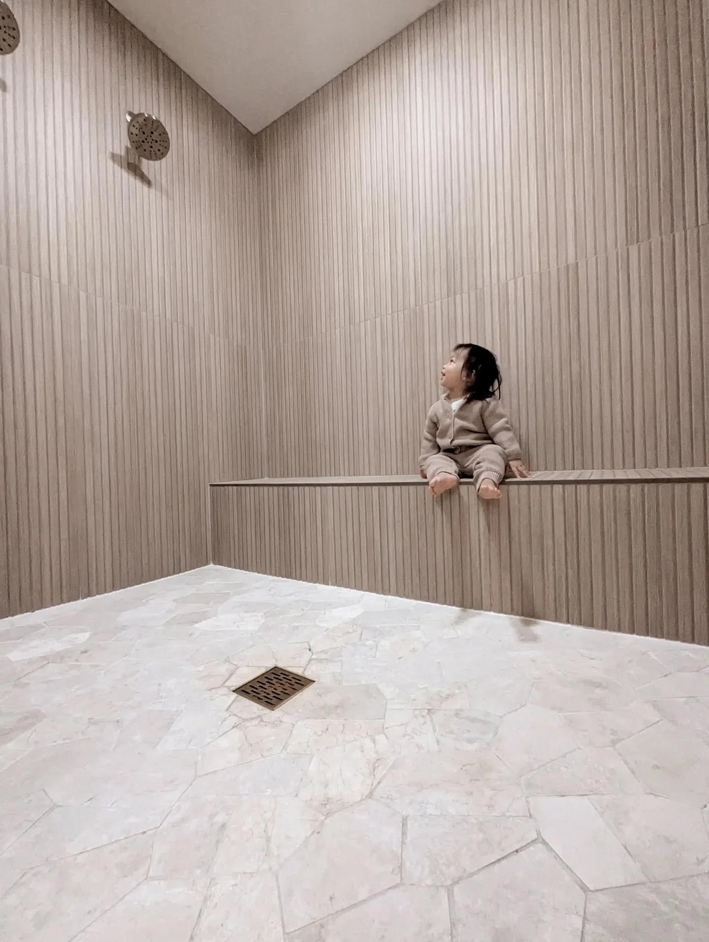 Every detail, built with purpose. 👷&zwj;♂️✨
From custom tilework to perfectly placed benches, we bring dream spaces to life&mdash;one thoughtful element at a time. 🚿

Even our littlest clients approve. 🧸🛠️

#CustomBuilt #LuxuryLiving #BuiltForYou