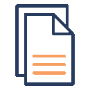 Icon of a document with a folded top corner and three horizontal lines representing Estate Planning.