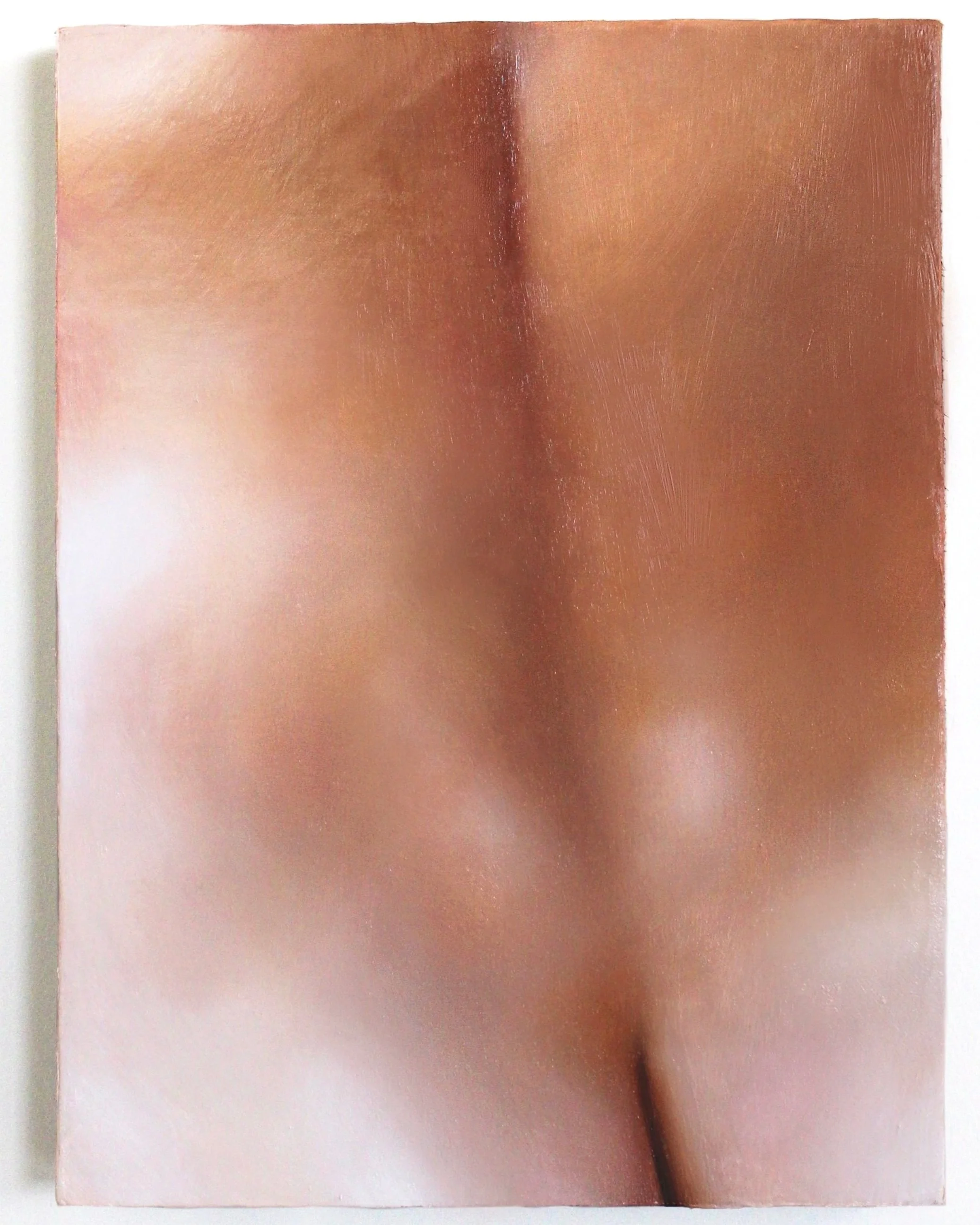 Crack 1, oil on linen over panel, 16 by 12 inches, 2024
