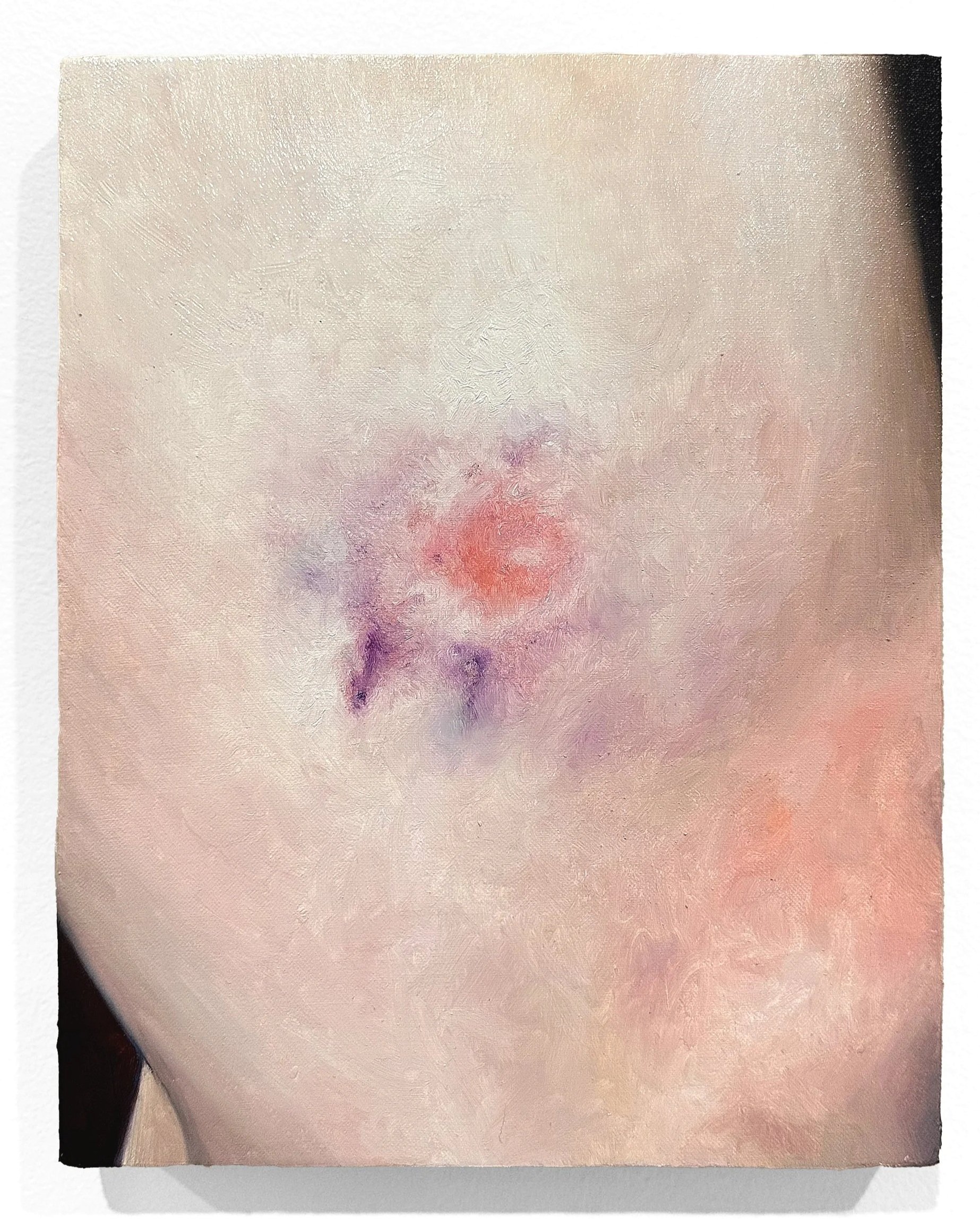 Paintball 1, oil on linen over panel, 8 by 10 inches, 2025