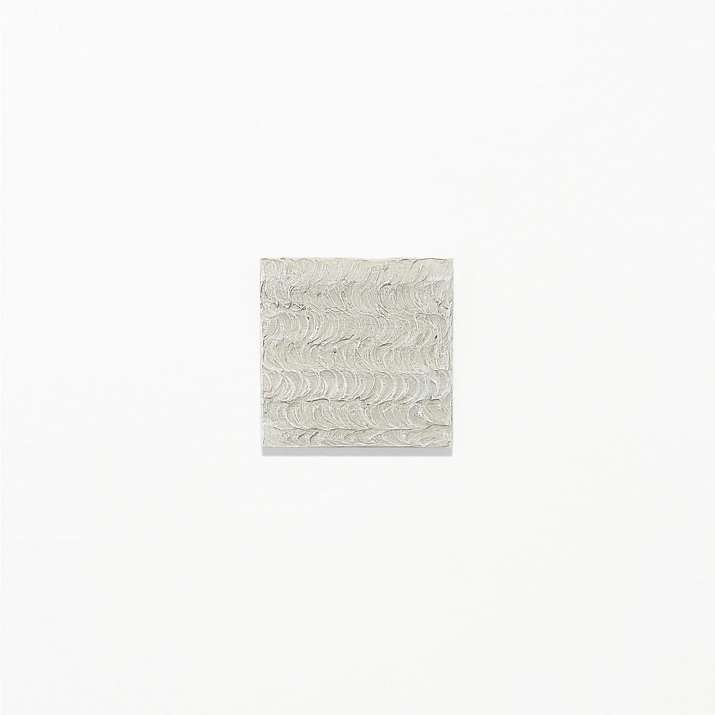 Untitled test 12, acrylic on panel, 6 by 6 inches, 2023