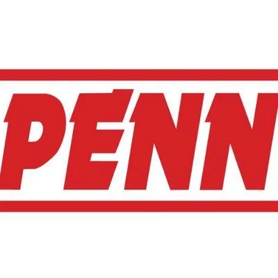 Penn logo in red and white.