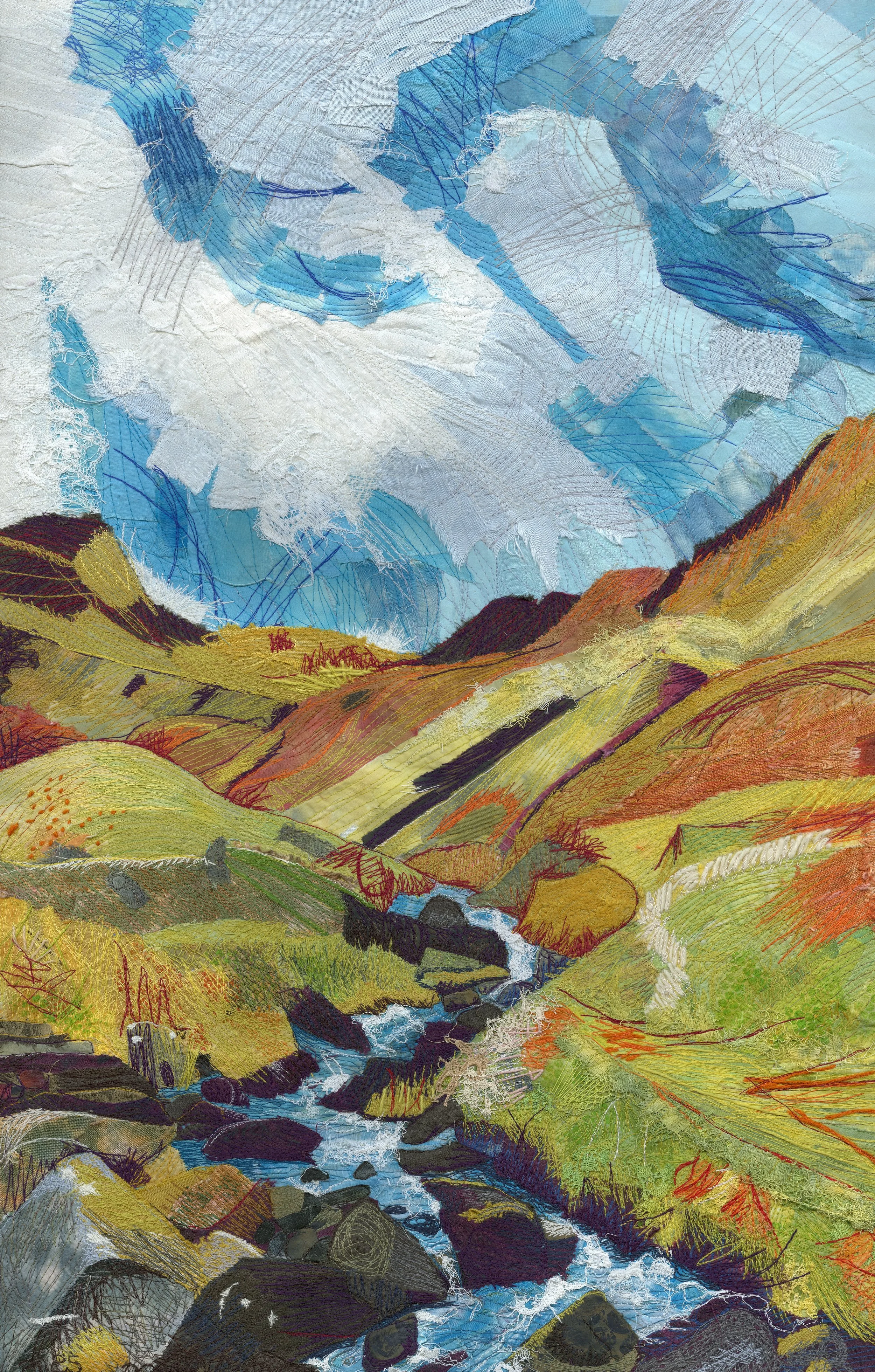 Maundering. A textile landscape of the Lake District.