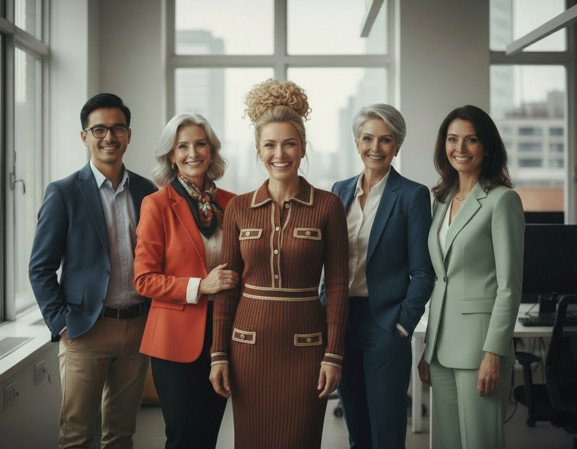 SUE ANN STATON, Founder & Director of STAND A CHANCE, surrounded by volunteer staff of this 501c3 nonprofit that supports children with an incarcerated parent through scholarships, mentorships, and ongoing character-building programs.