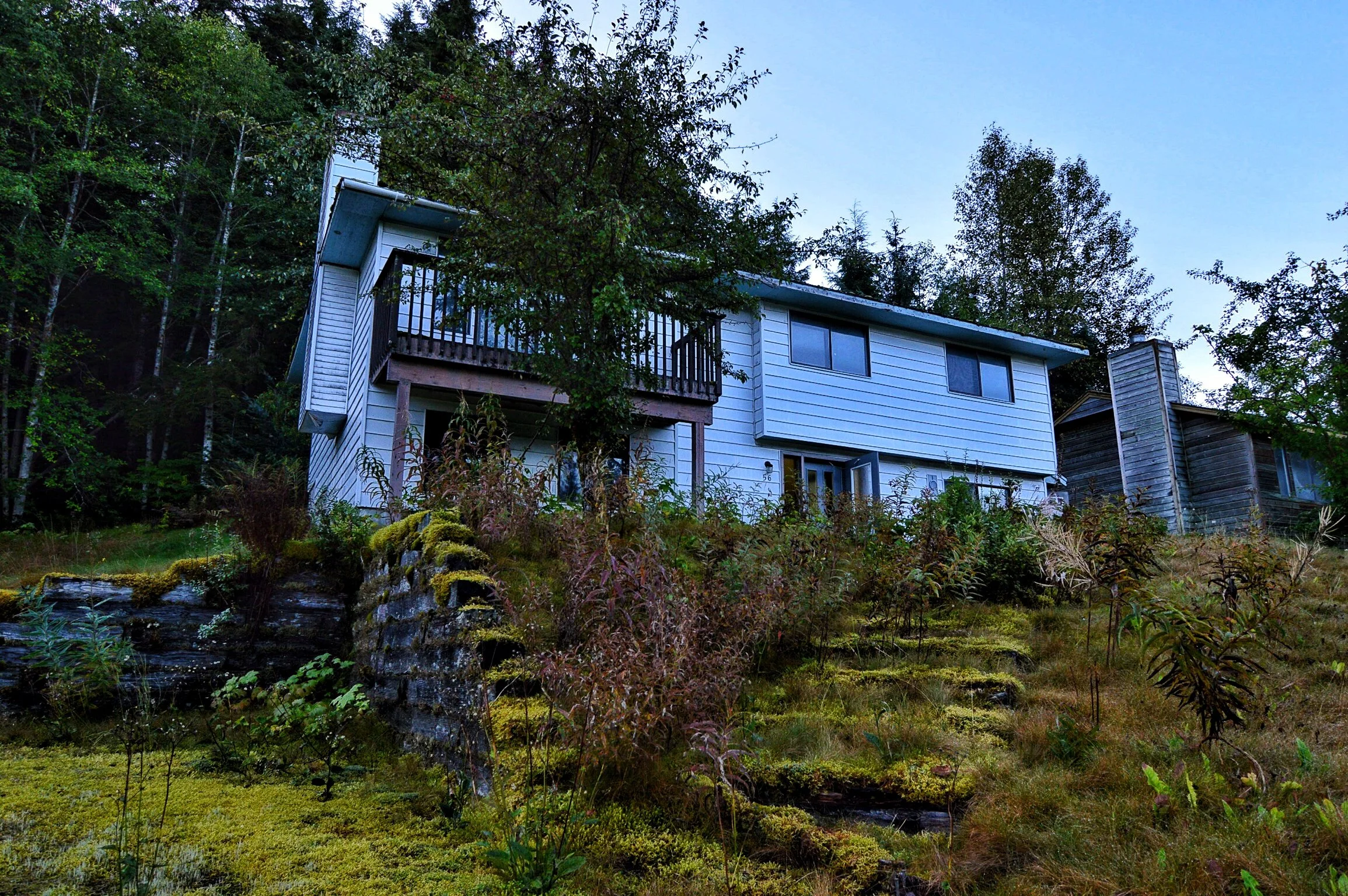 The Neighbourhood: Two explorers going to door to door, but nobody’s home. 