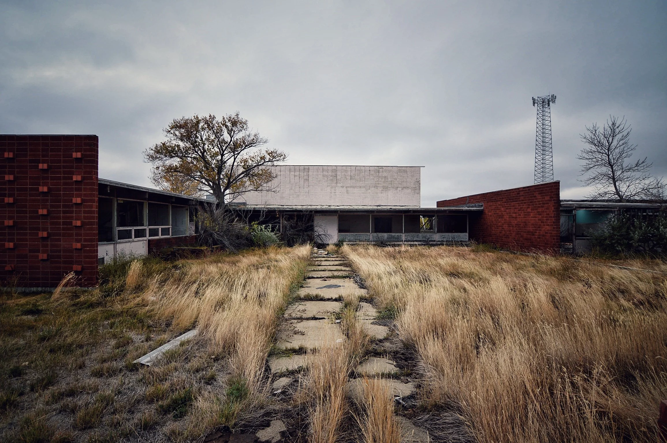 The High School: Under falling support beams we go!