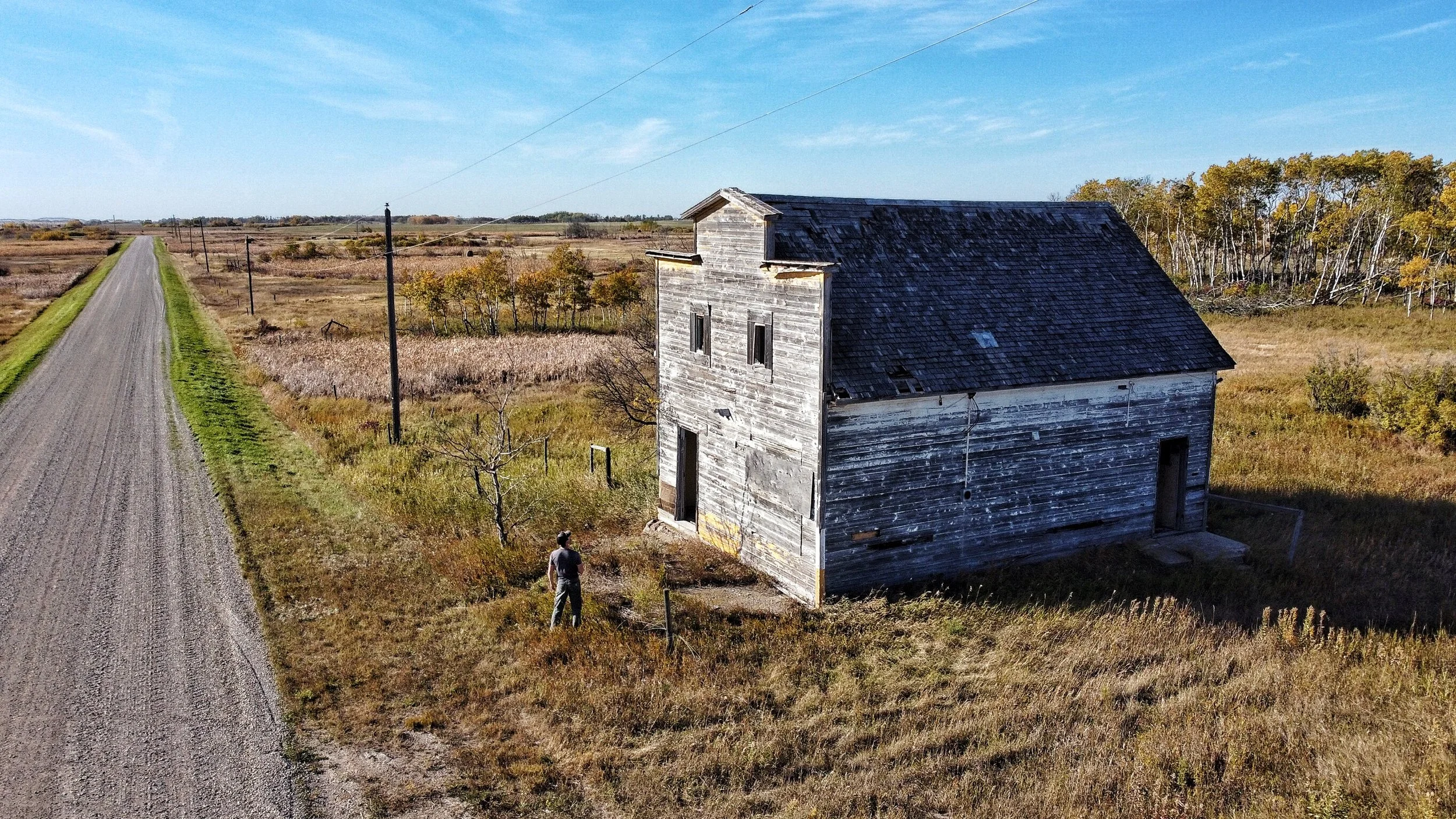 Pope Manitoba: Striking decay of a small railroad community, now ghost town.