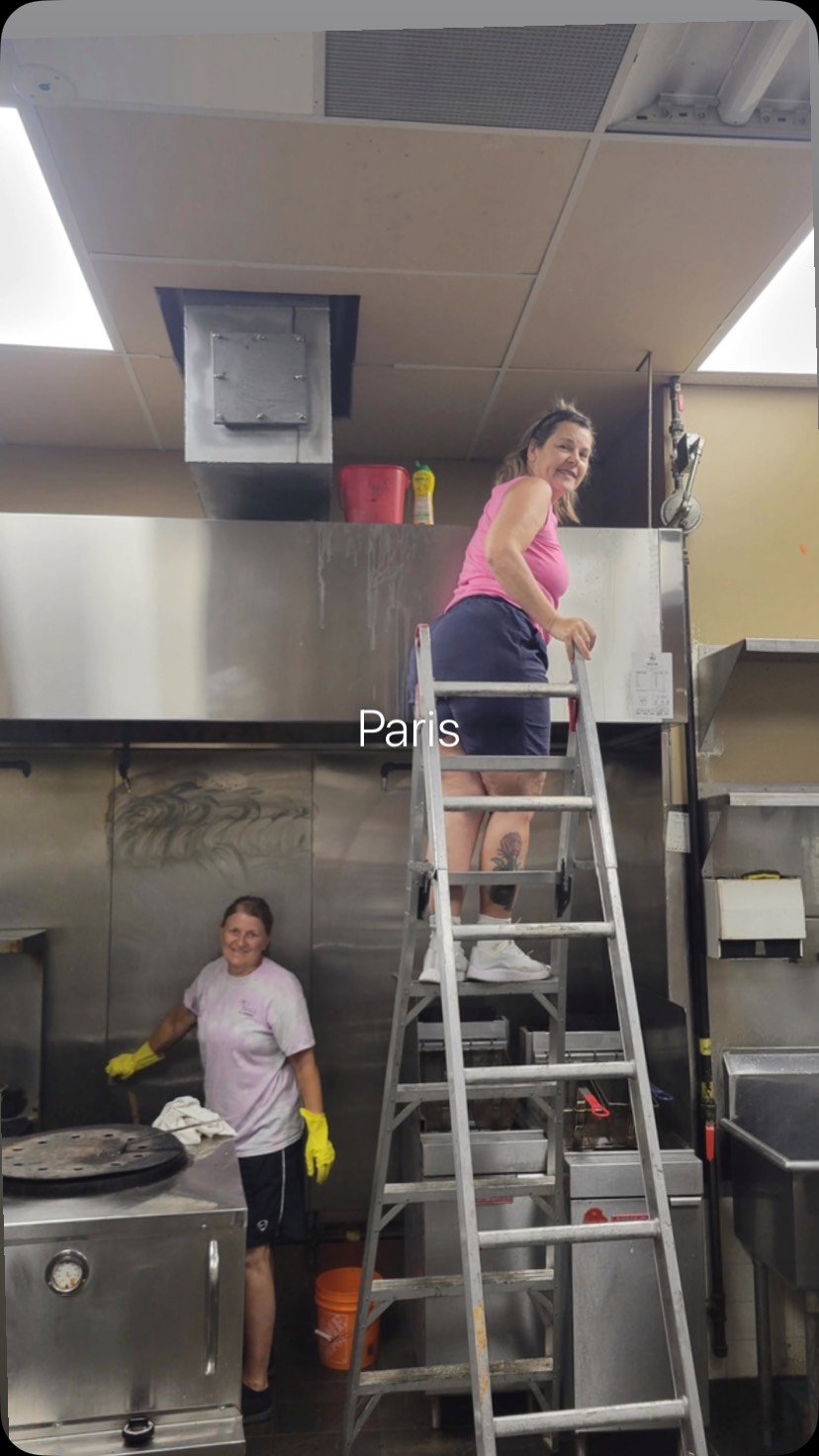 The team is working hard to get Maplewood Smokehouse up and running.