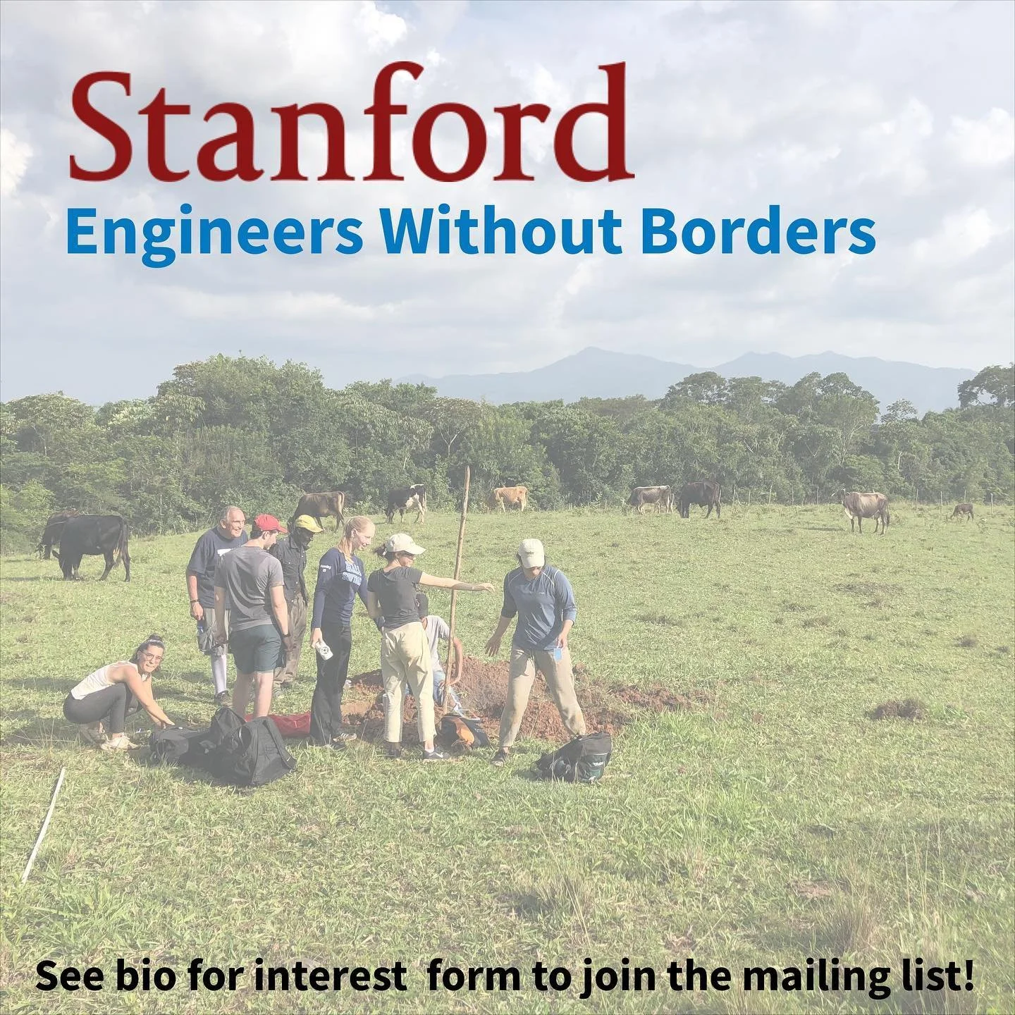 We’ve just received approval to start a chapter of Engineers Without Borders here at Stanford! EWB is an excellent national organization that offers service abroad for communities in need and valuable professional development for its volunteers