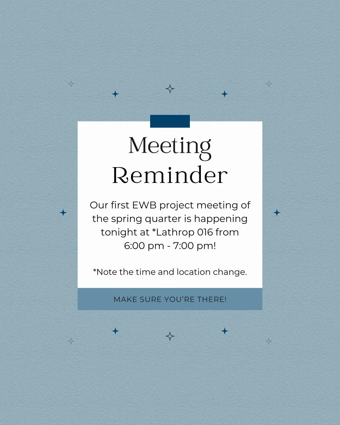 If you are interested in applying for the travel team, you are expected to attend project meetings and contribute to pre-trip preparations!