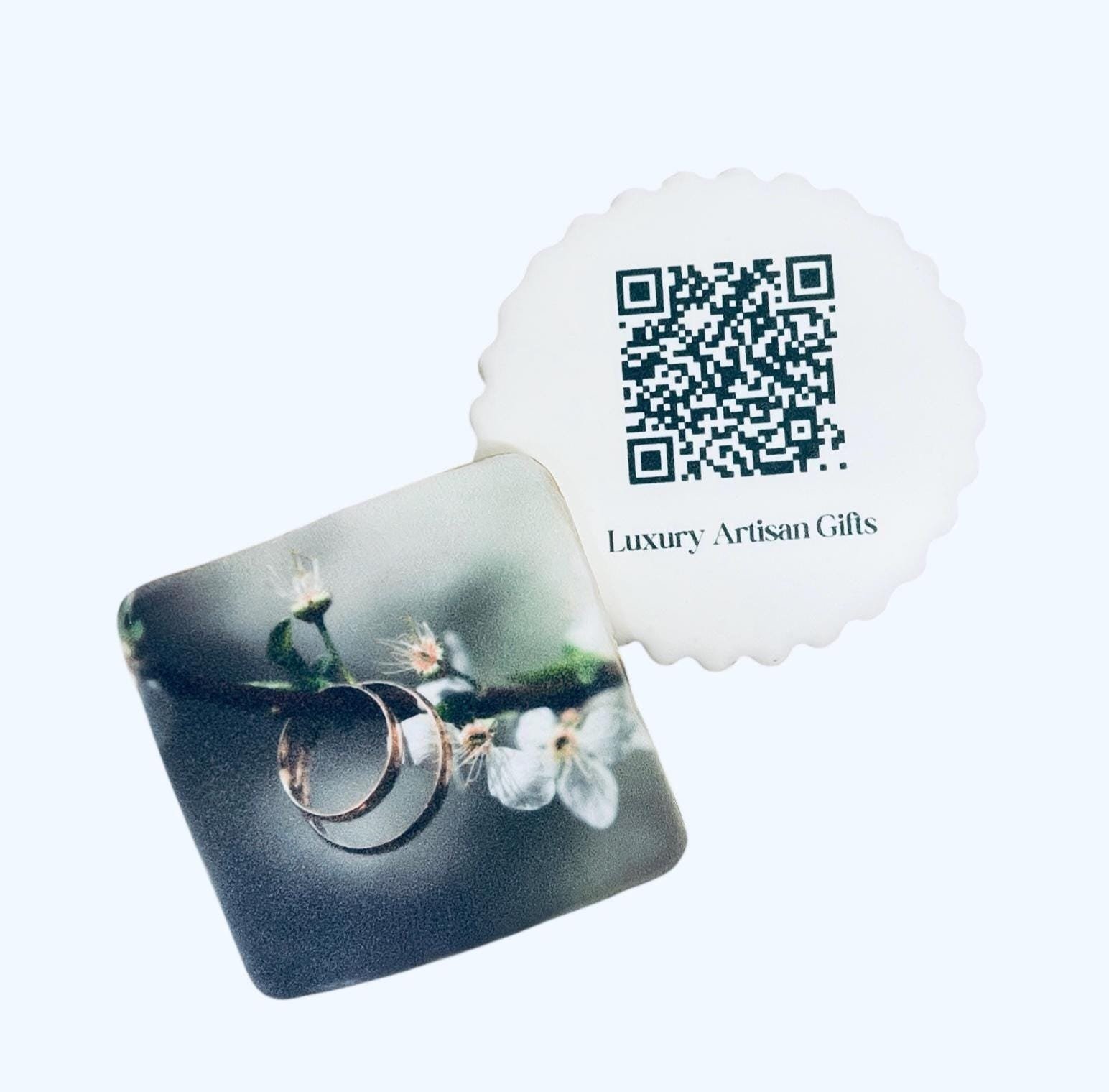 Wedding QR Code Cookies, Edible Save The Date RSVP Website Links, Custom Wedding Cookies, Digital RSVP Cookie, Elegant Cookies, Luxe Cookies