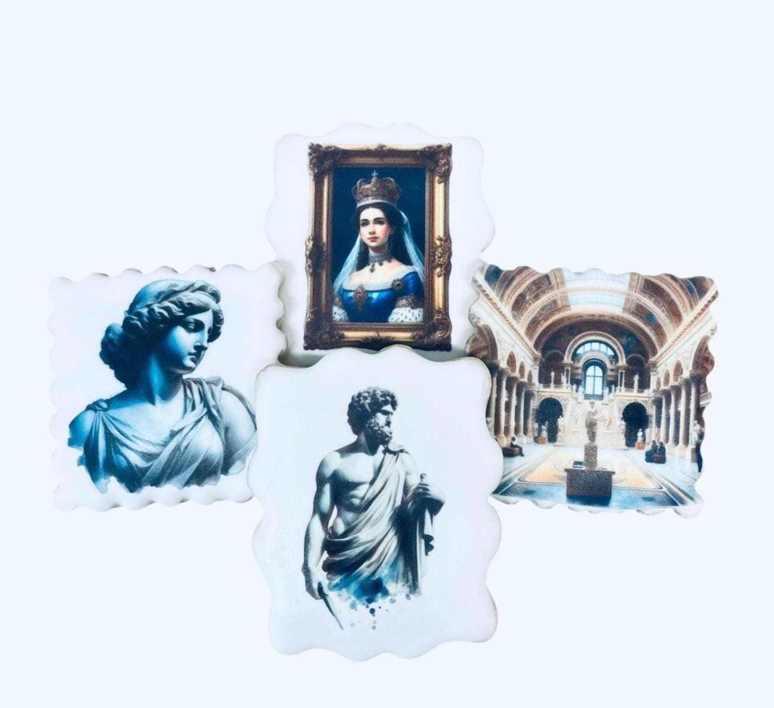 Art History Cookies 12, Gift For Art Lovers, Cookies for Artists Teachers And Creatives, Printed Cookies, Luxury Art Museum Cookie Gift