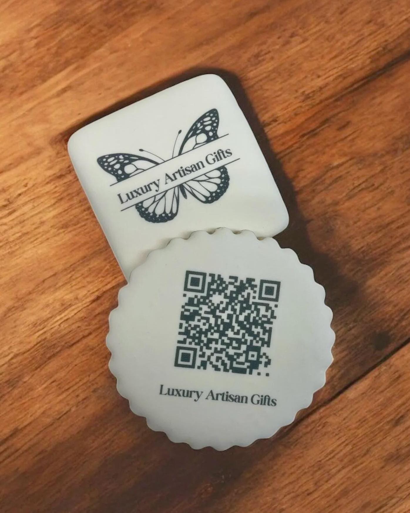 QR Code Cookies, Custom Edible Links Digital Campaigns and PR Boxes, Custom Printed Cookies, Interactive Business Cards, Product Launch