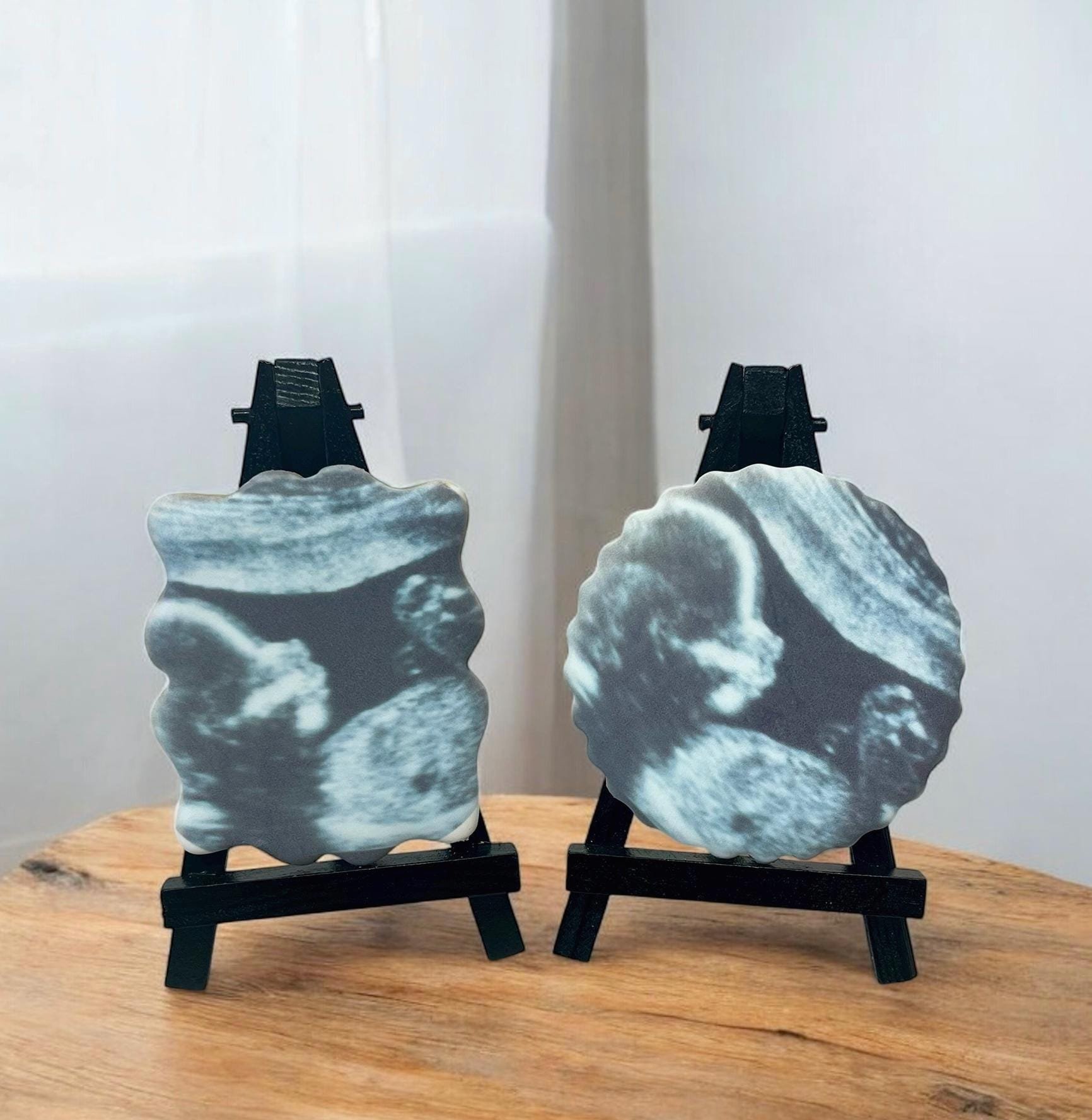 Ultrasound Photo Cookies, Sonogram Photo Cookies, Baby Announcement Cookie, Gender Reveal Cookies, Custom Printed Photo Cookie, New Mom Gift