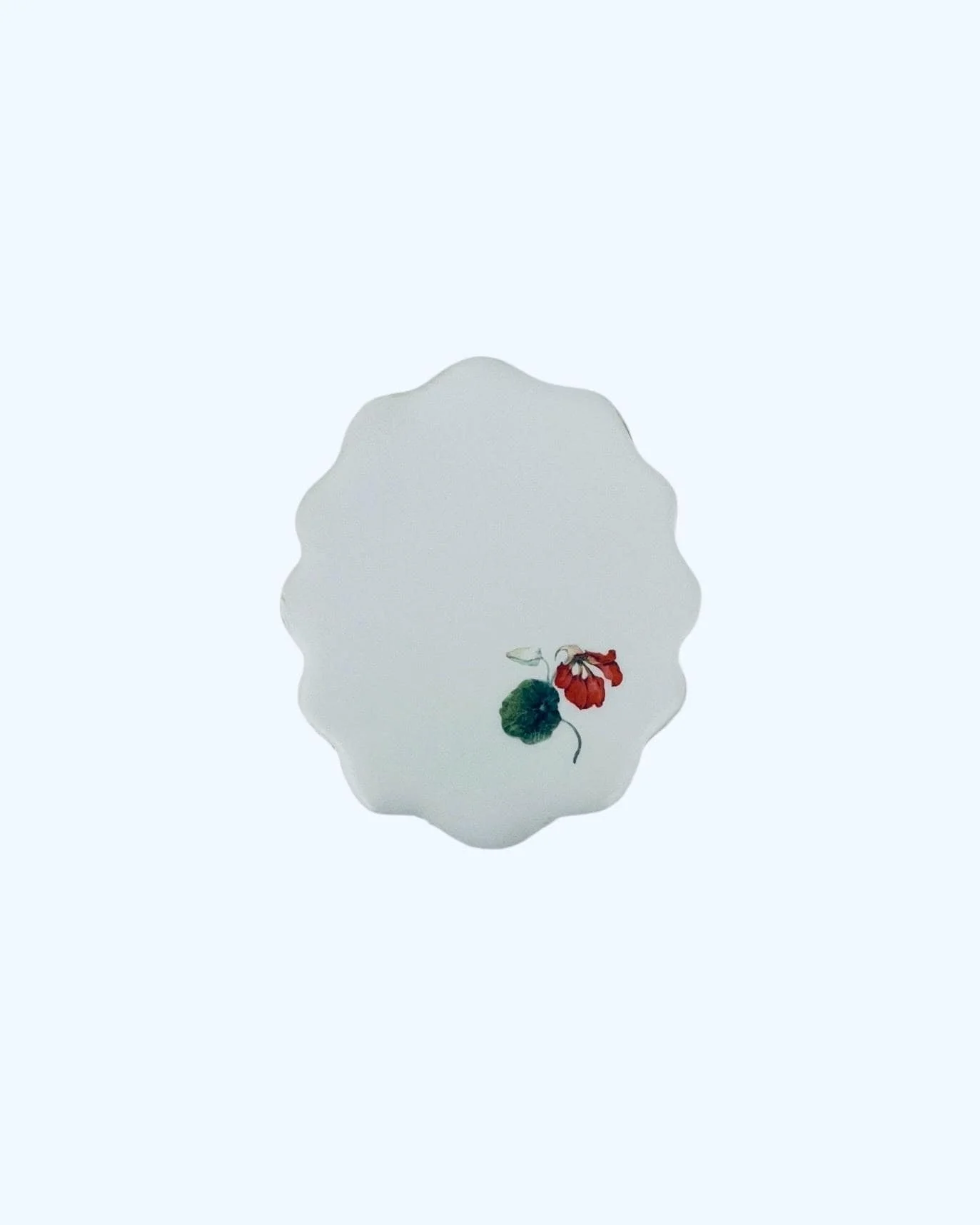 poppy design floral sugar cookie