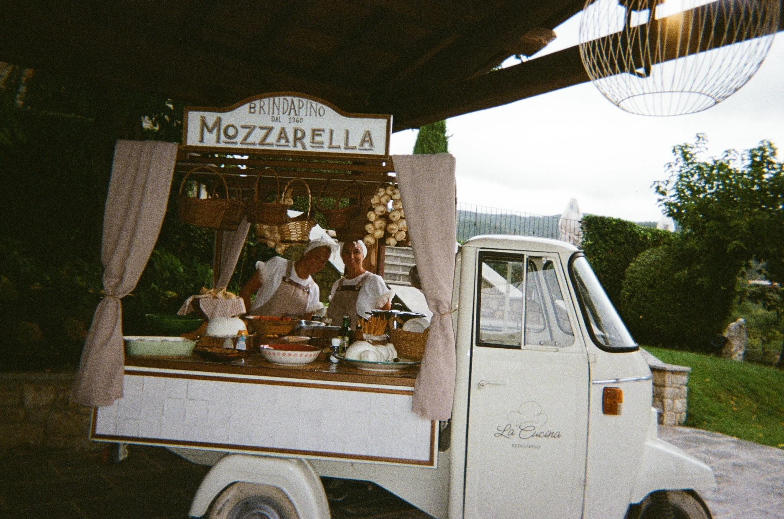Multi-day wedding in Italy featuring a stylish daytime welcome celebration at a private Tuscan estate.
