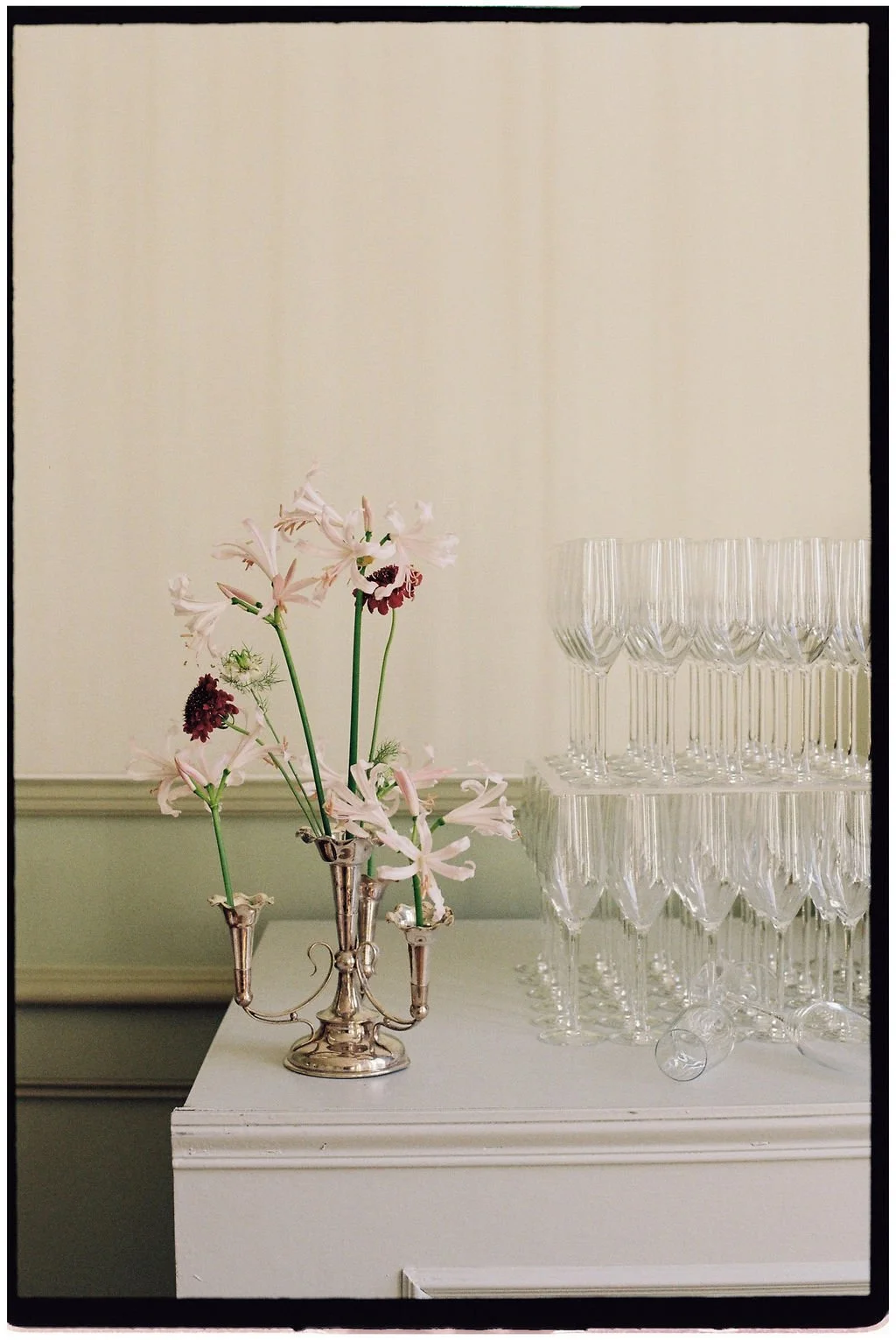 Seasonal peonies and sculptural floral arrangements by House of Prose for a luxury French château destination wedding.