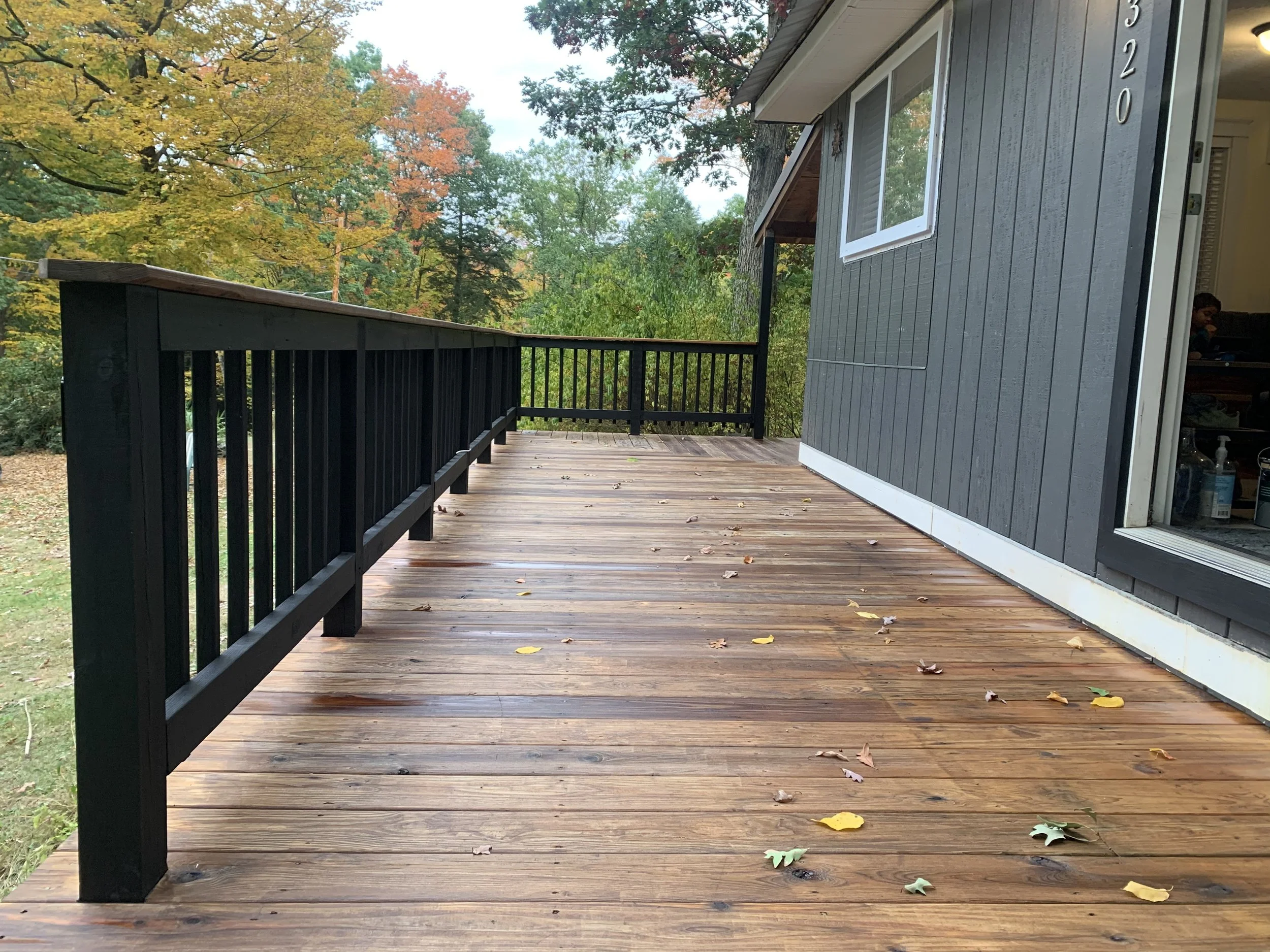 Deck Rails & Opaque Stain